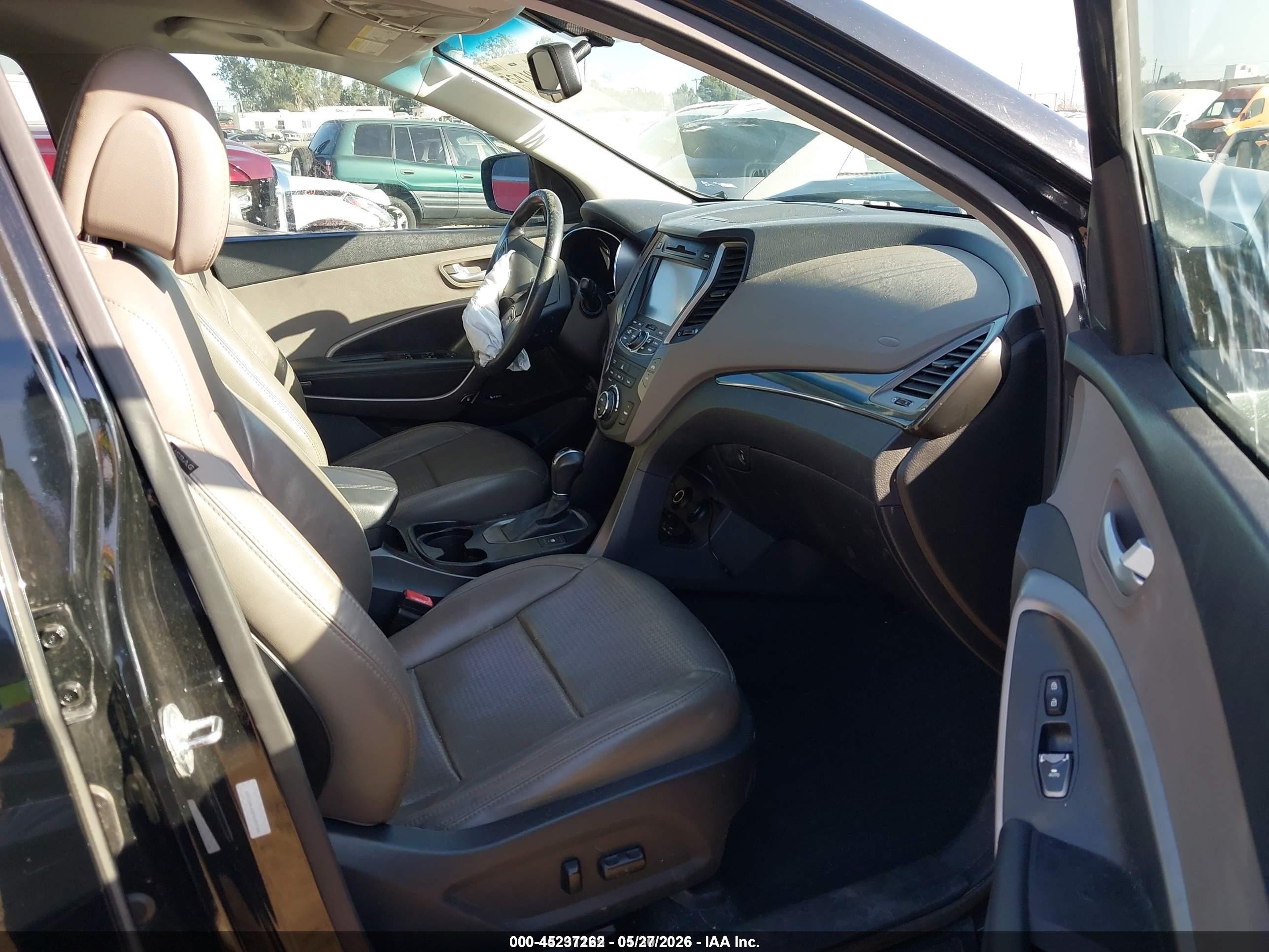 2015 Hyundai Santa Fe Sport 2.0l Turbo Black vin: 5XYZW4LA3FG293705