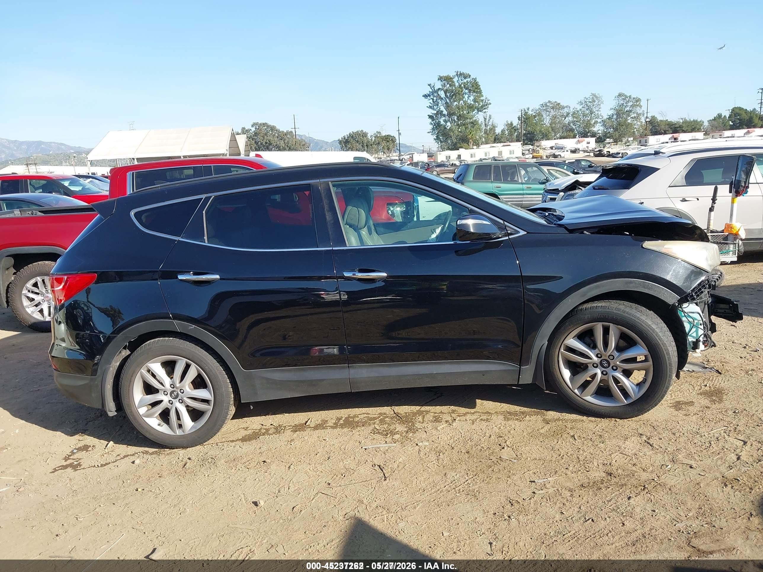2015 Hyundai Santa Fe Sport 2.0l Turbo Black vin: 5XYZW4LA3FG293705