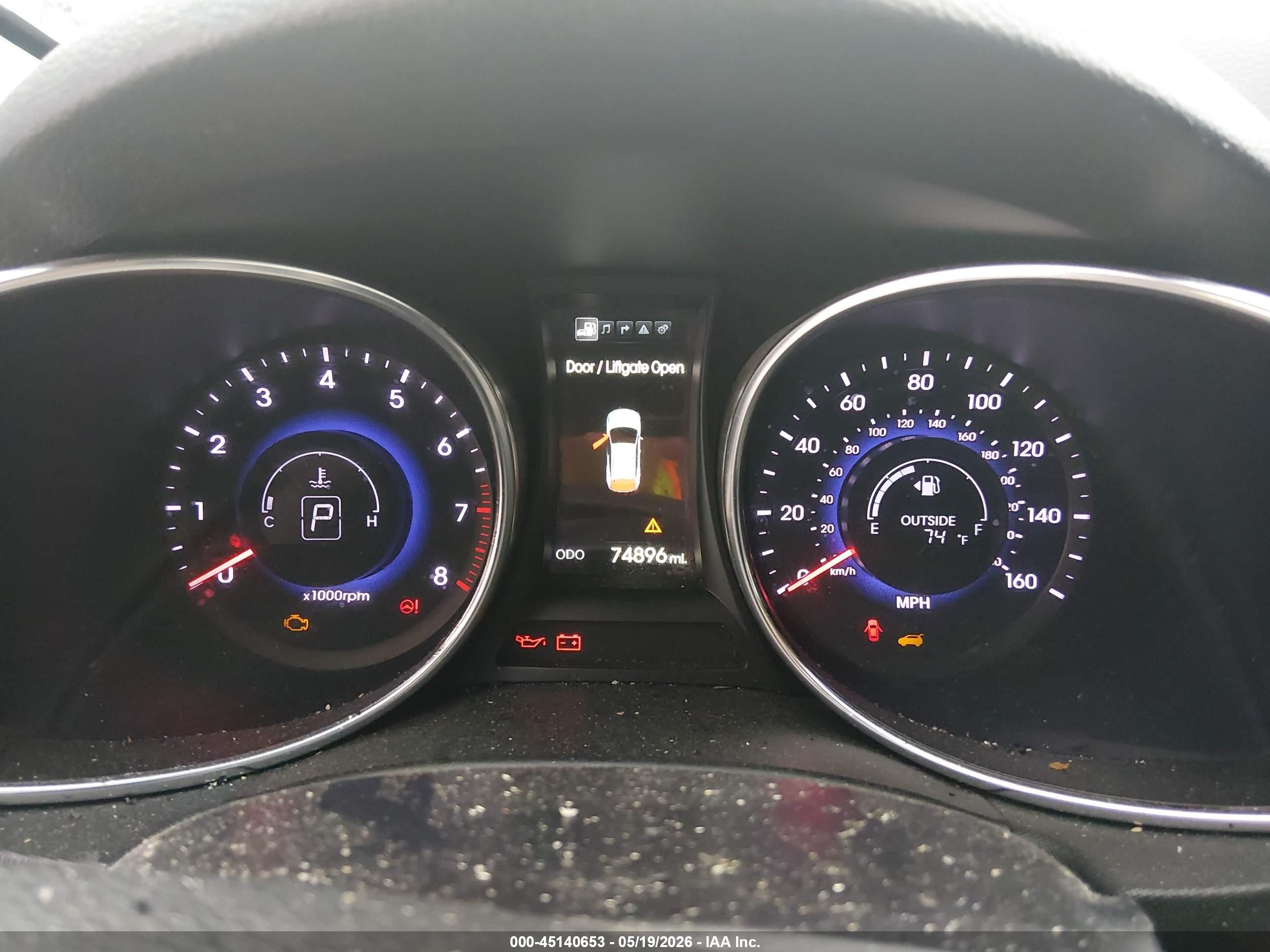 2015 Hyundai Santa Fe Sport 2.0l Turbo Белый vin: 5XYZW4LA4FG289520