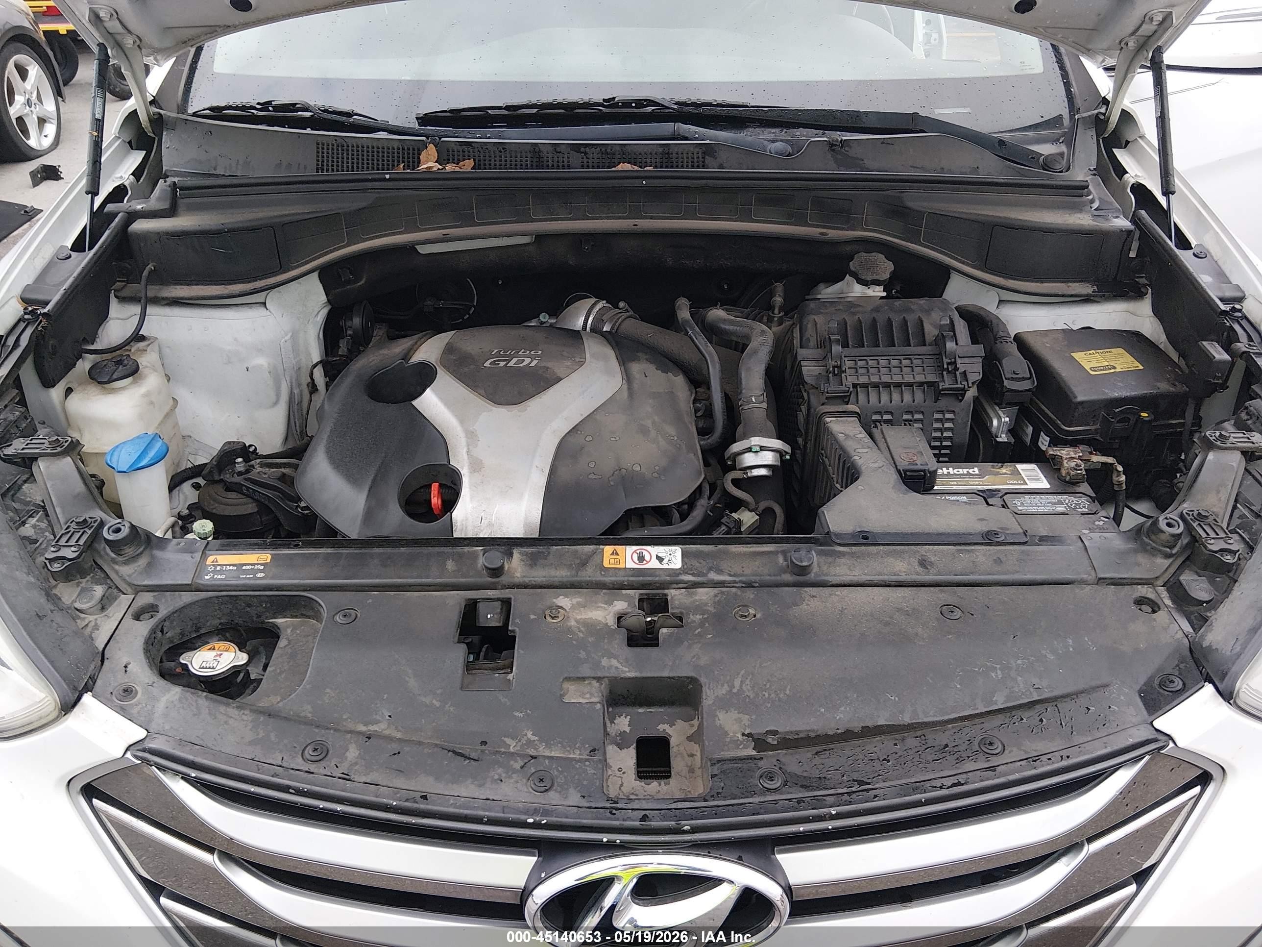 2015 Hyundai Santa Fe Sport 2.0l Turbo Белый vin: 5XYZW4LA4FG289520