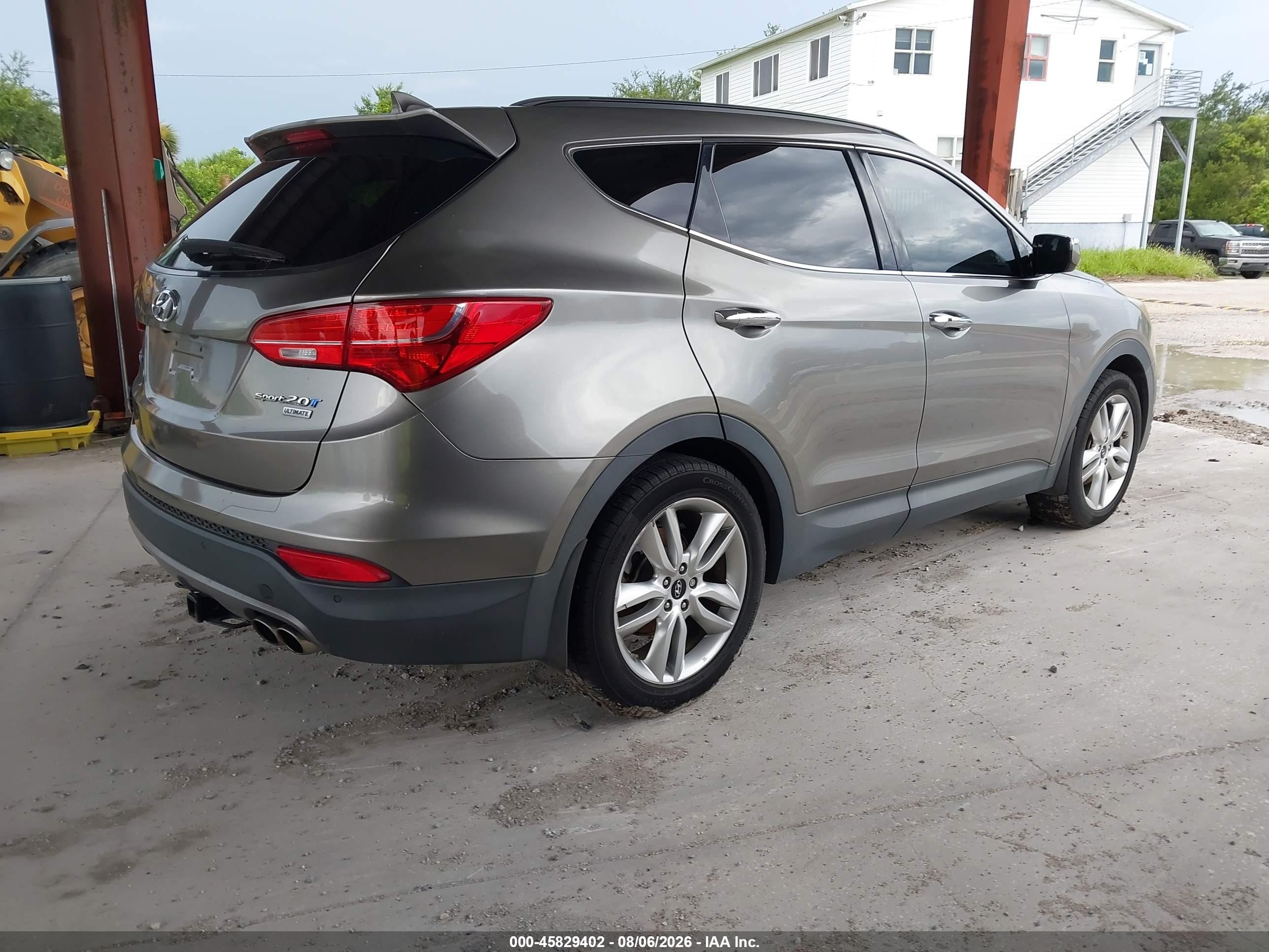 2015 Hyundai Santa Fe Sport 2.0l Turbo Серый vin: 5XYZW4LA4FG293910
