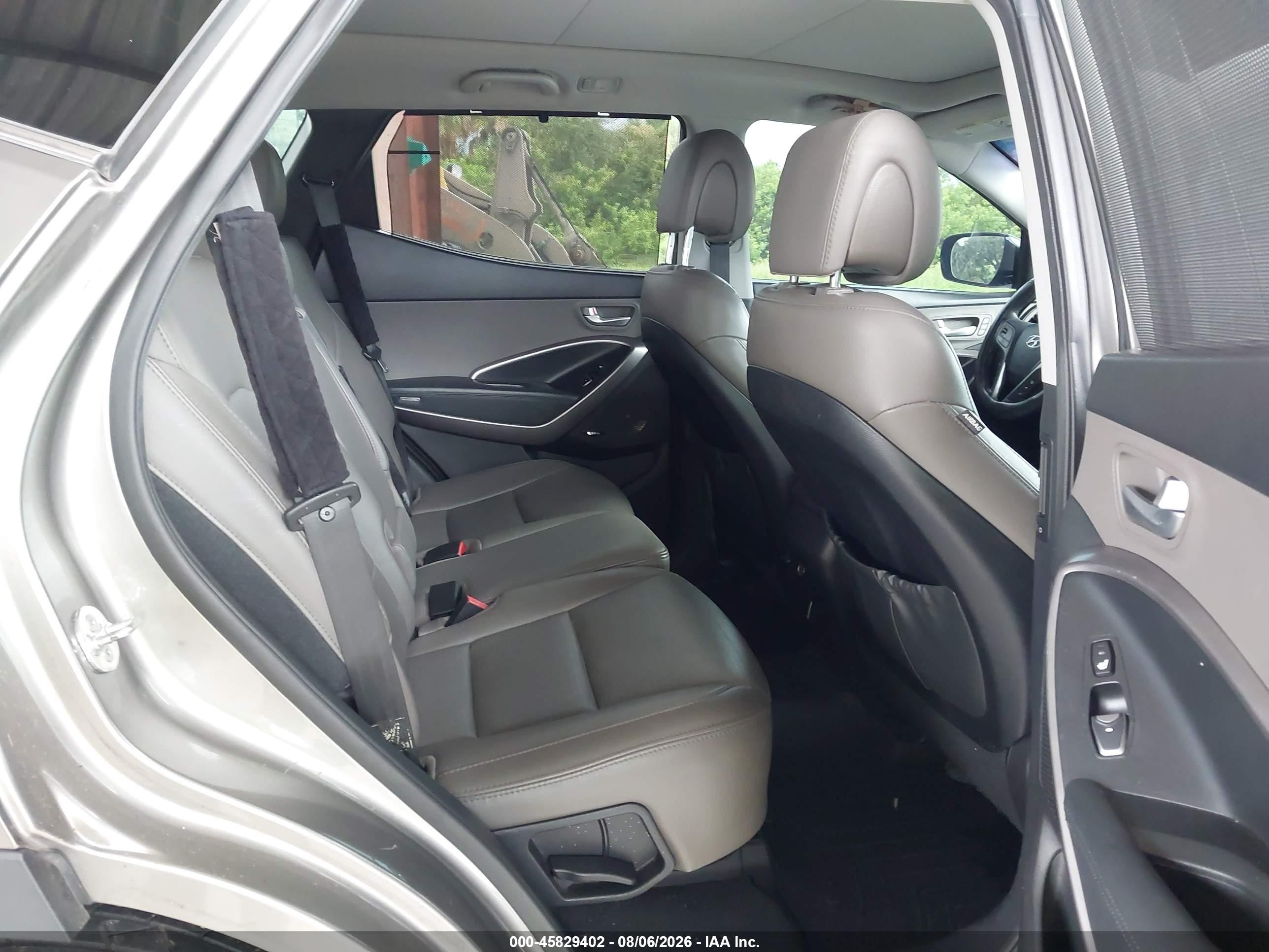 2015 Hyundai Santa Fe Sport 2.0l Turbo Серый vin: 5XYZW4LA4FG293910