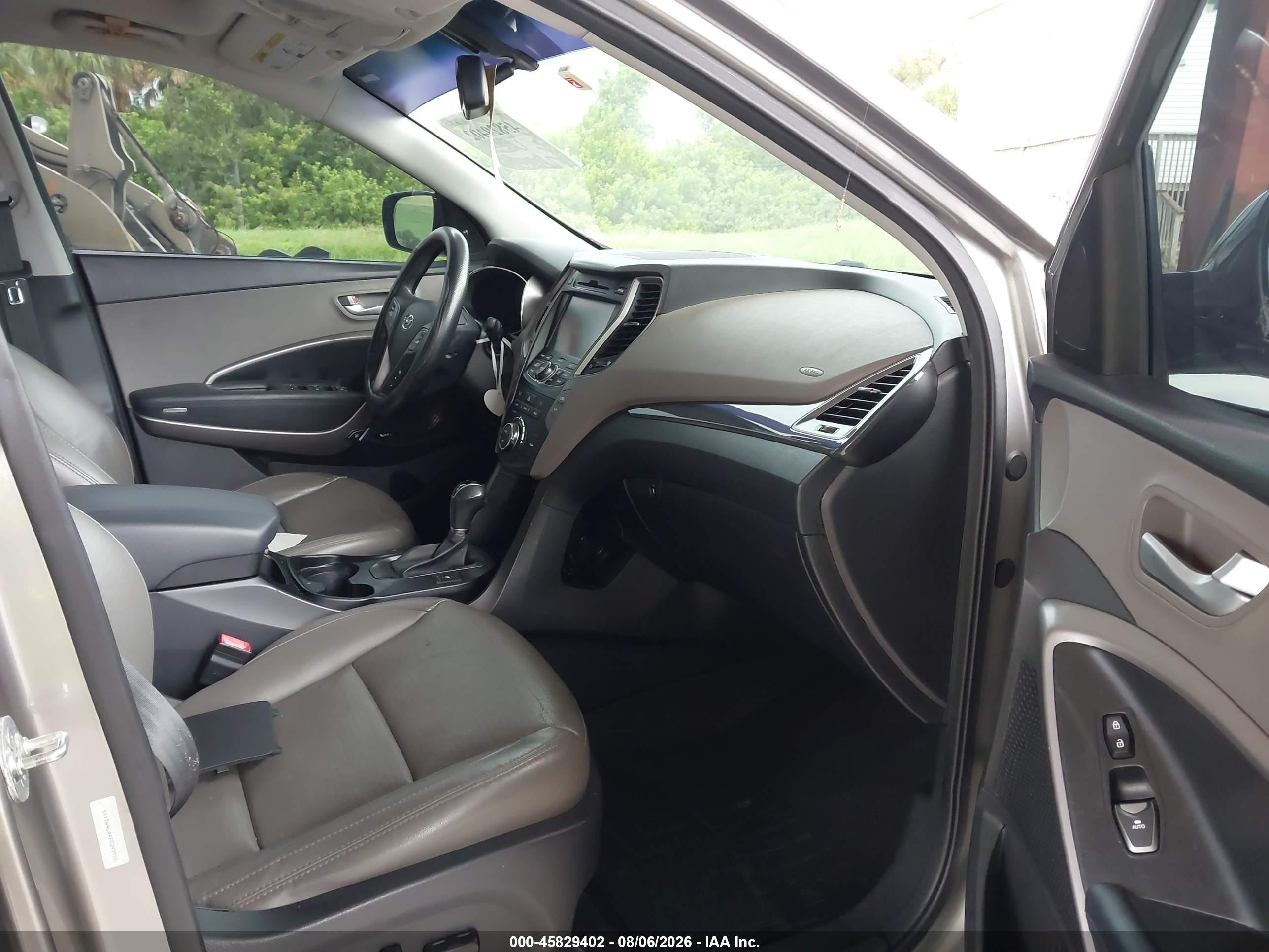 2015 Hyundai Santa Fe Sport 2.0l Turbo Серый vin: 5XYZW4LA4FG293910