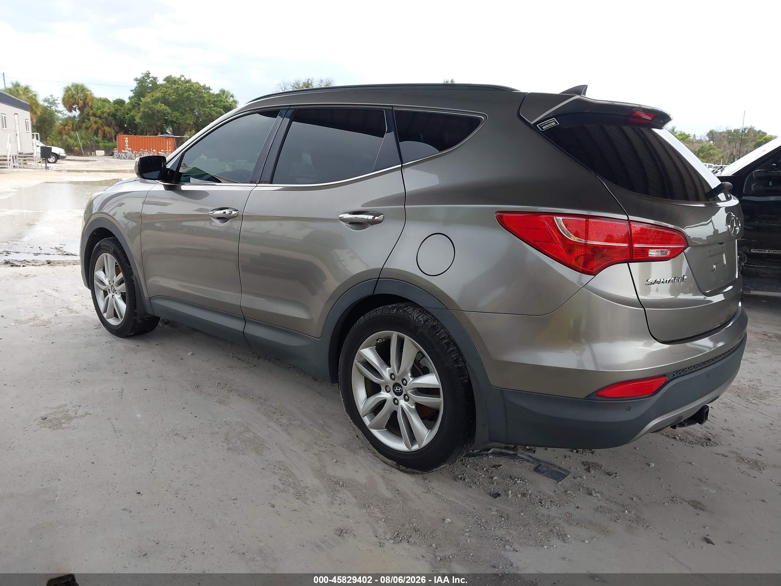 2015 Hyundai Santa Fe Sport 2.0l Turbo Серый vin: 5XYZW4LA4FG293910