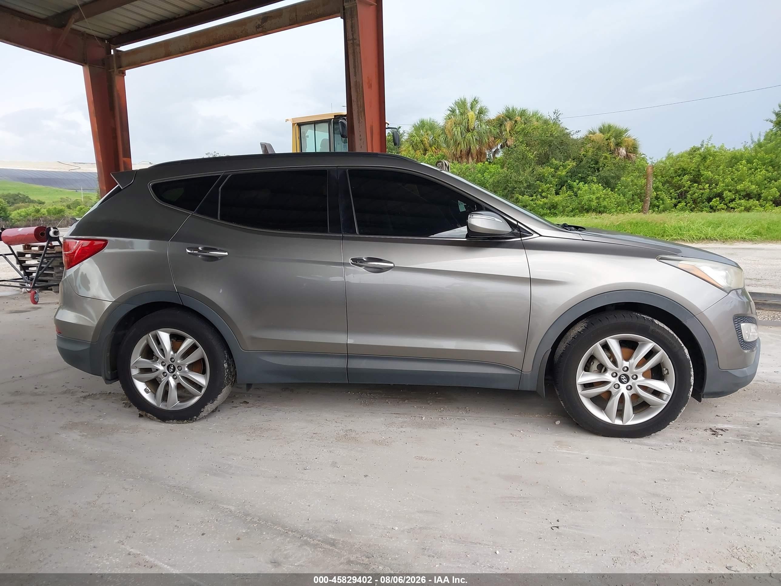 2015 Hyundai Santa Fe Sport 2.0l Turbo Серый vin: 5XYZW4LA4FG293910