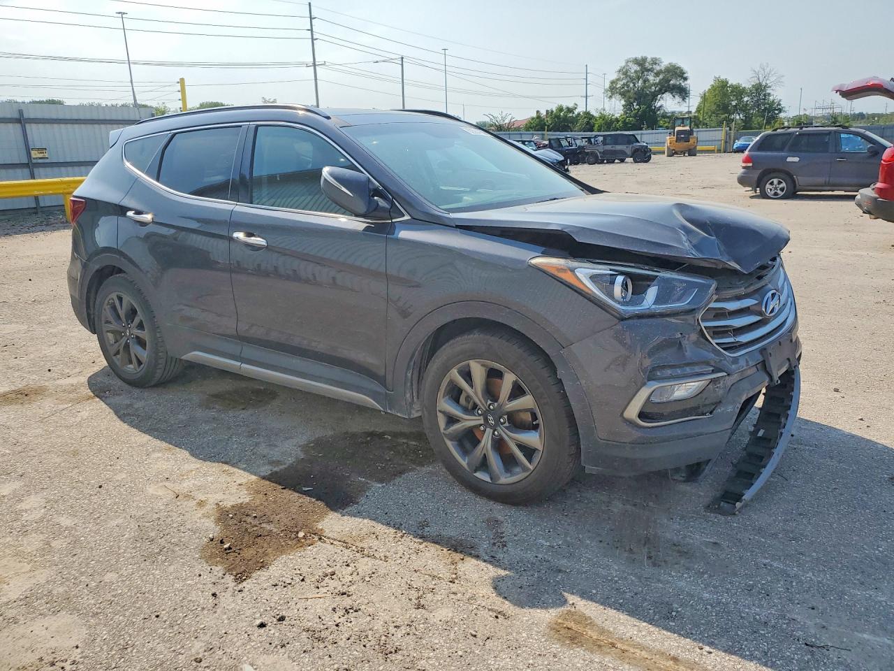 2017 Hyundai Santa Fe Sport 2.0t Ultimate Charcoal vin: 5XYZW4LA4HG384727