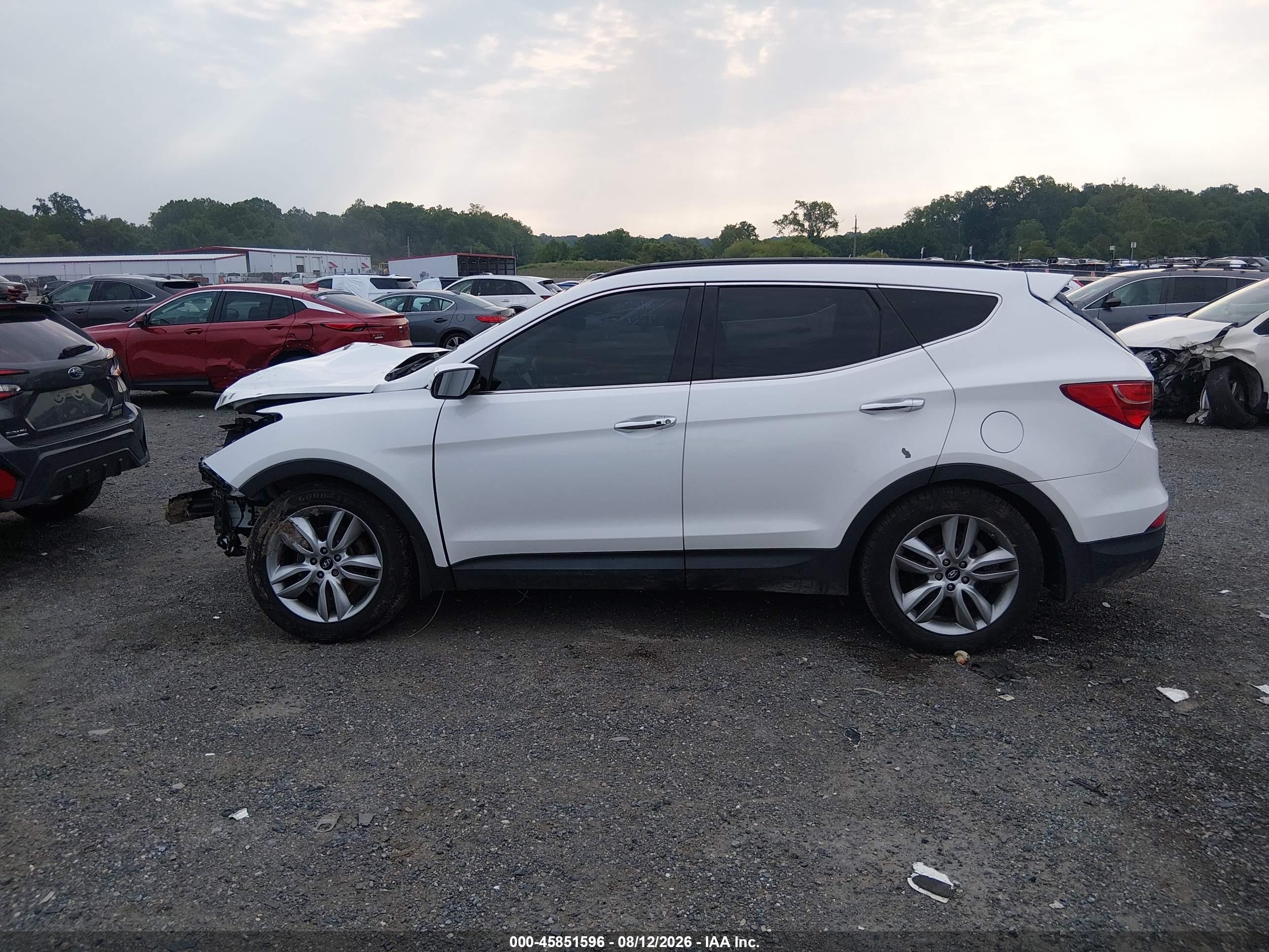 2015 Hyundai Santa Fe Sport 2.0l Turbo Белый vin: 5XYZW4LA5FG261385