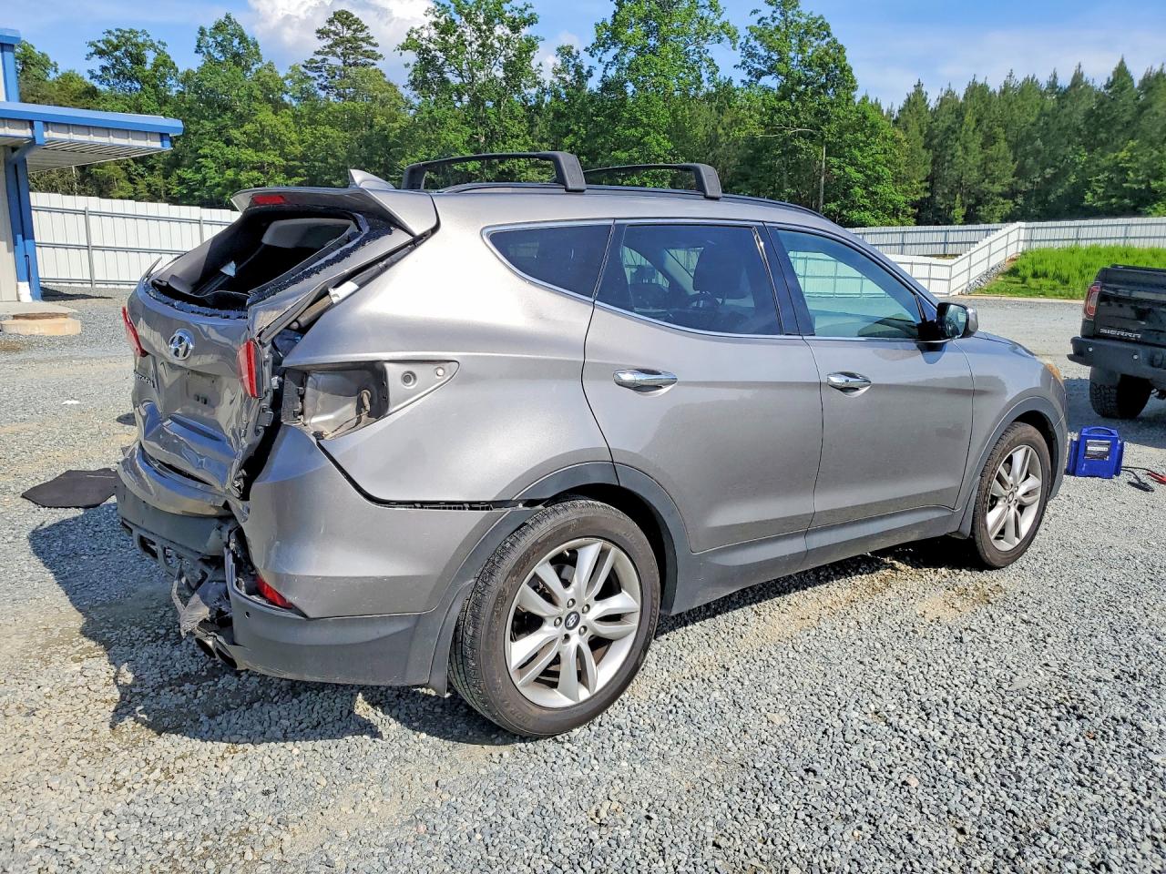 2015 Hyundai Santa Fe Sport 2.0t Gray vin: 5XYZW4LA5FG302288