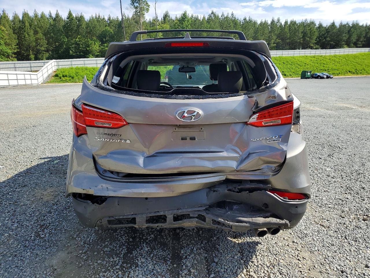 2015 Hyundai Santa Fe Sport 2.0t Gray vin: 5XYZW4LA5FG302288