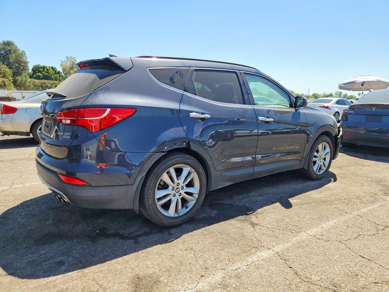 2015 Hyundai Santa Fe Sport 2.0t Blue vin: 5XYZW4LA7FG235869