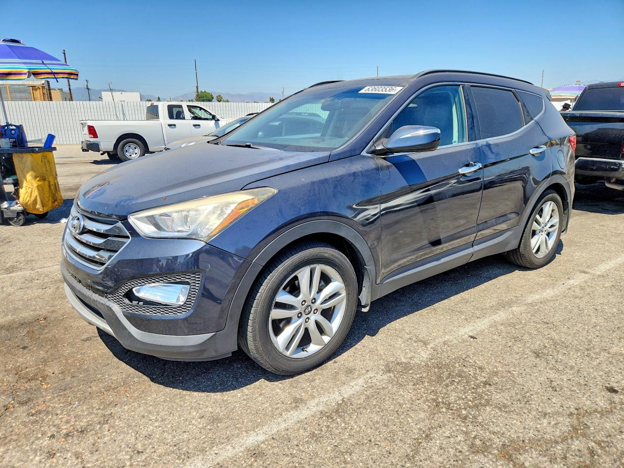2015 Hyundai Santa Fe Sport 2.0t Blue vin: 5XYZW4LA7FG235869
