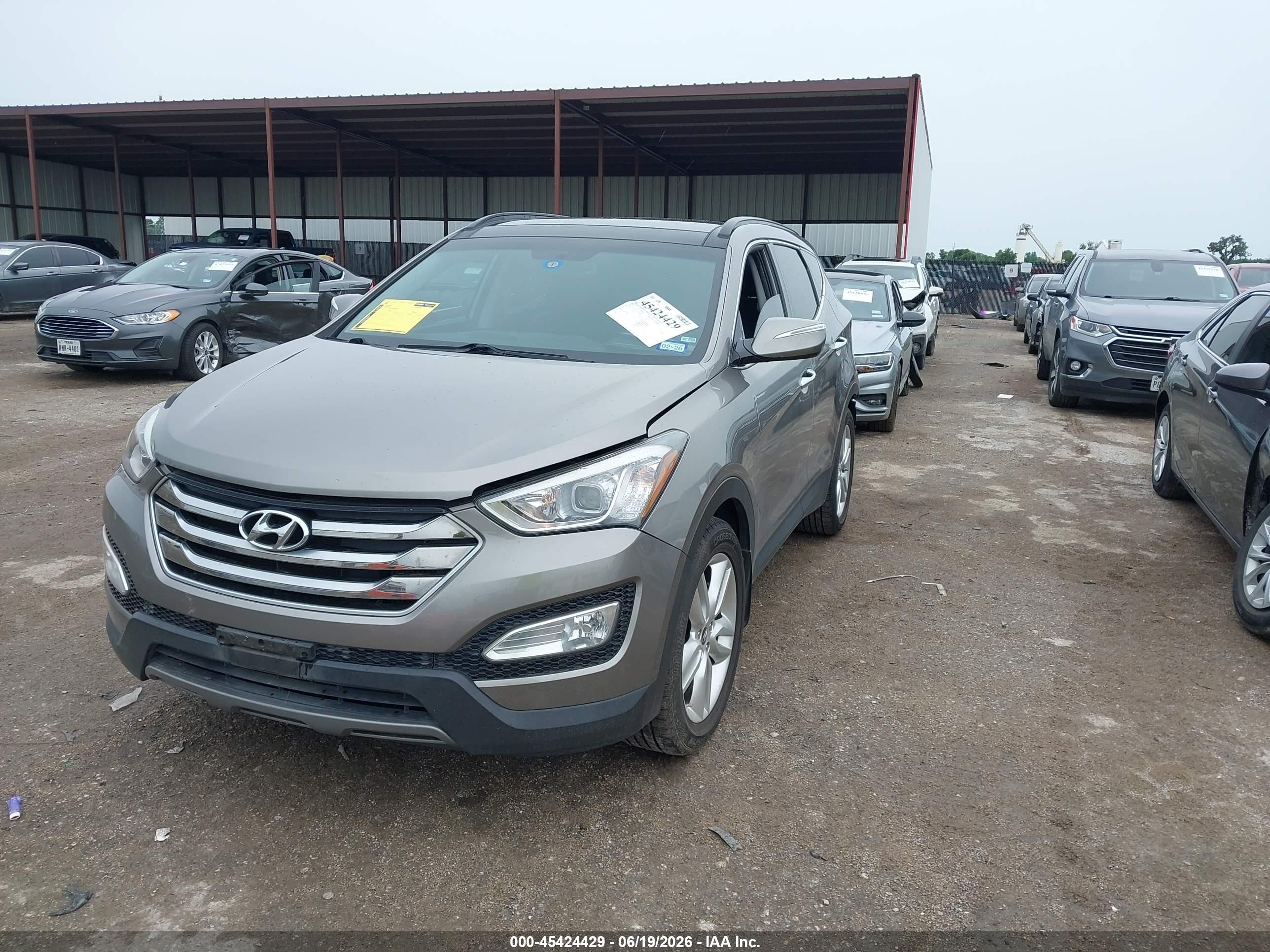 2015 Hyundai Santa Fe Sport 2.0l Turbo Silver vin: 5XYZW4LA7FG238187