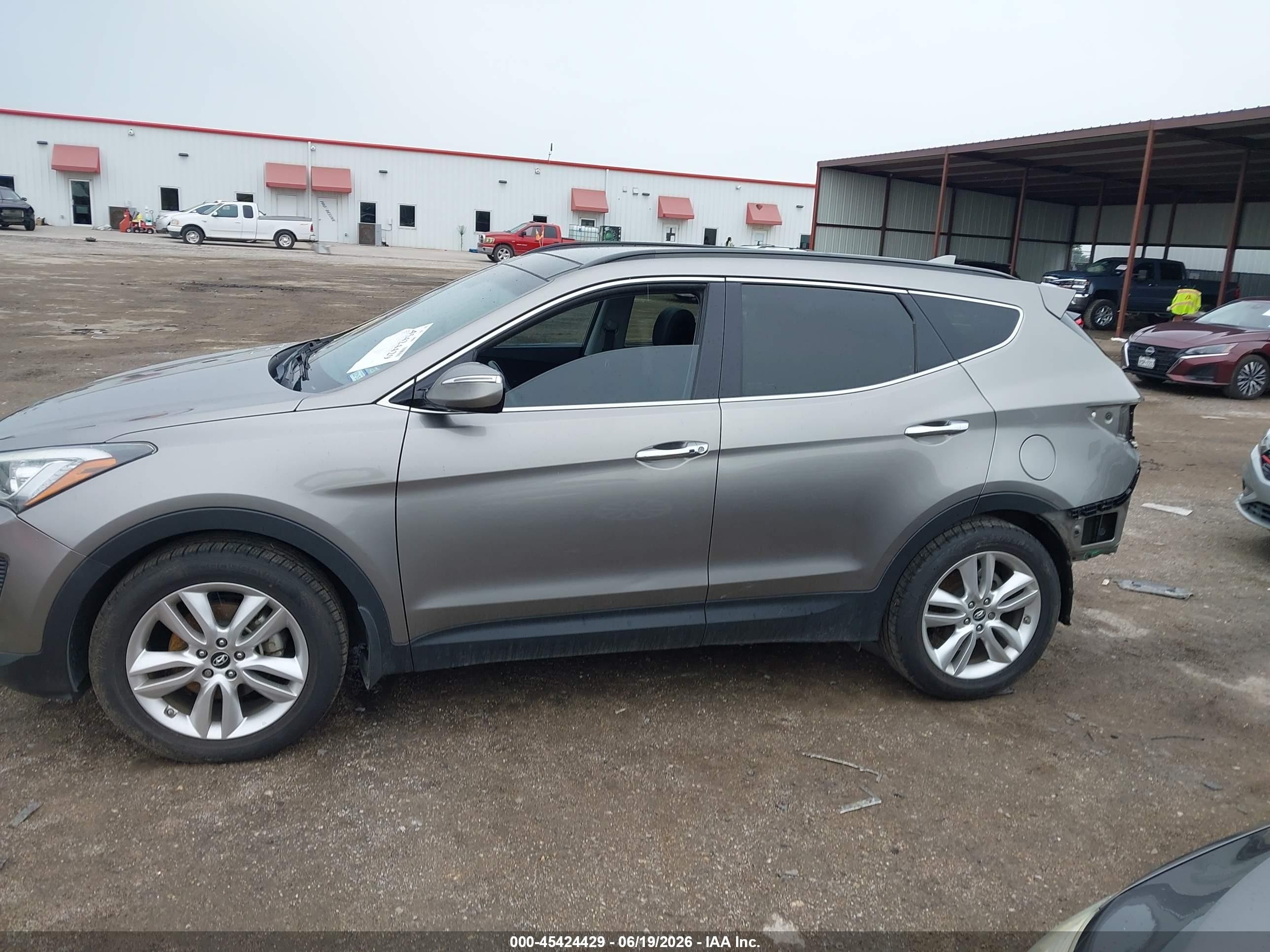 2015 Hyundai Santa Fe Sport 2.0l Turbo Silver vin: 5XYZW4LA7FG238187