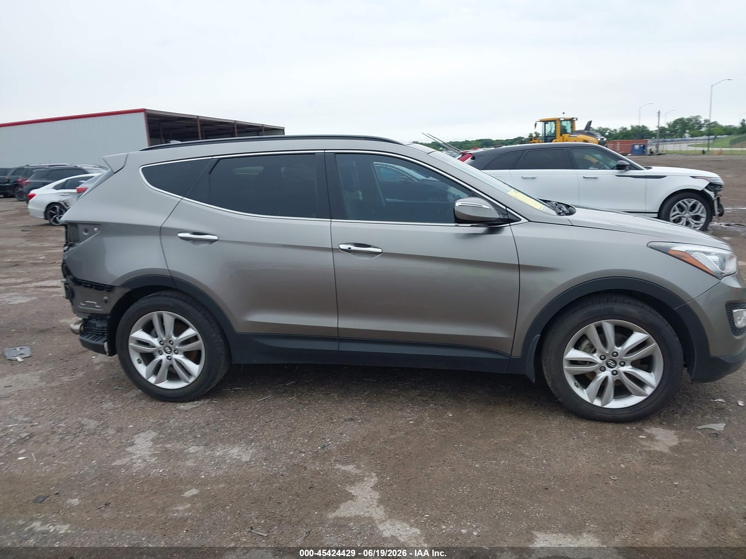 2015 Hyundai Santa Fe Sport 2.0l Turbo Silver vin: 5XYZW4LA7FG238187