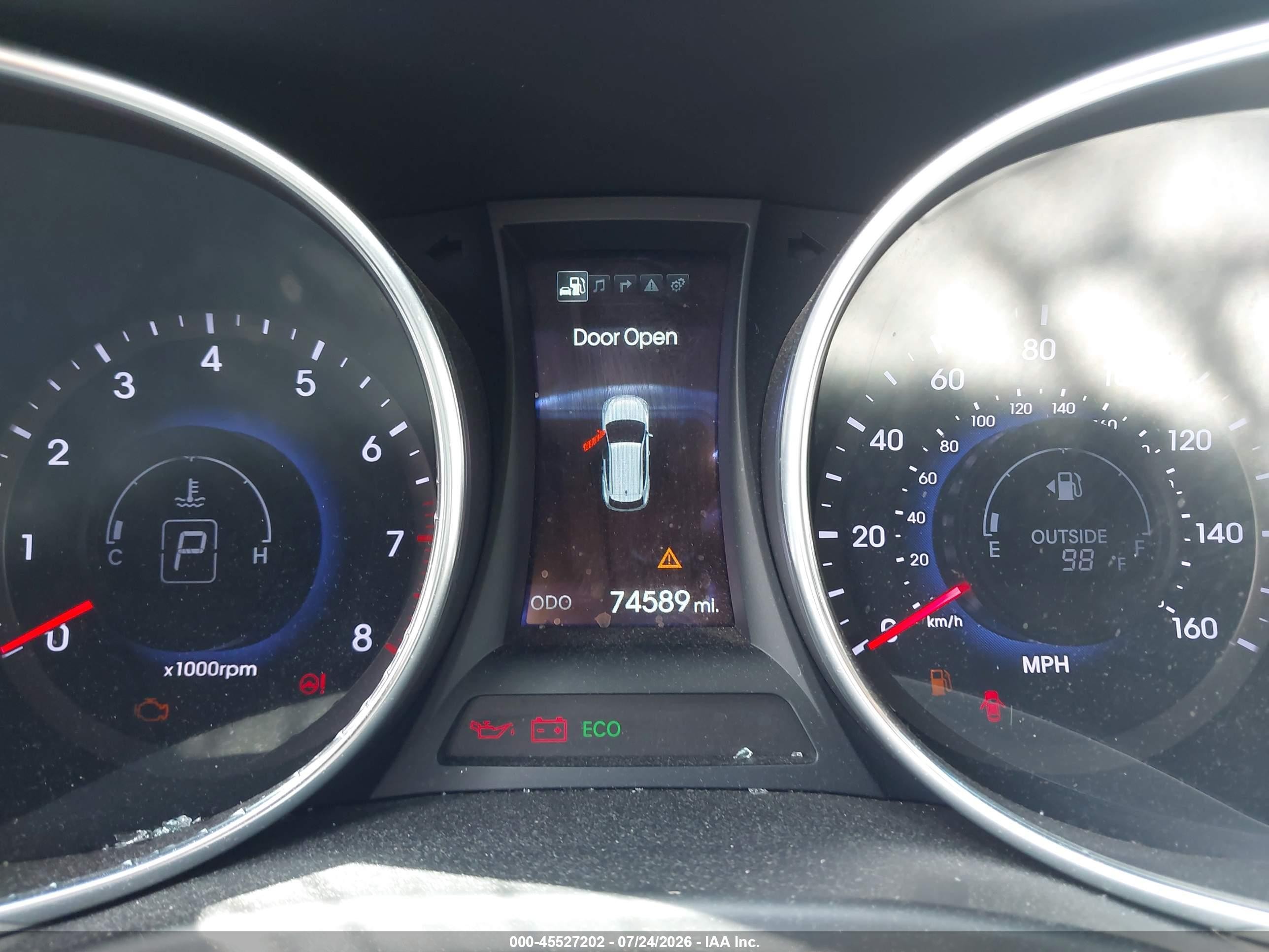 2015 Hyundai Santa Fe Sport 2.0l Turbo White vin: 5XYZW4LA7FG240537