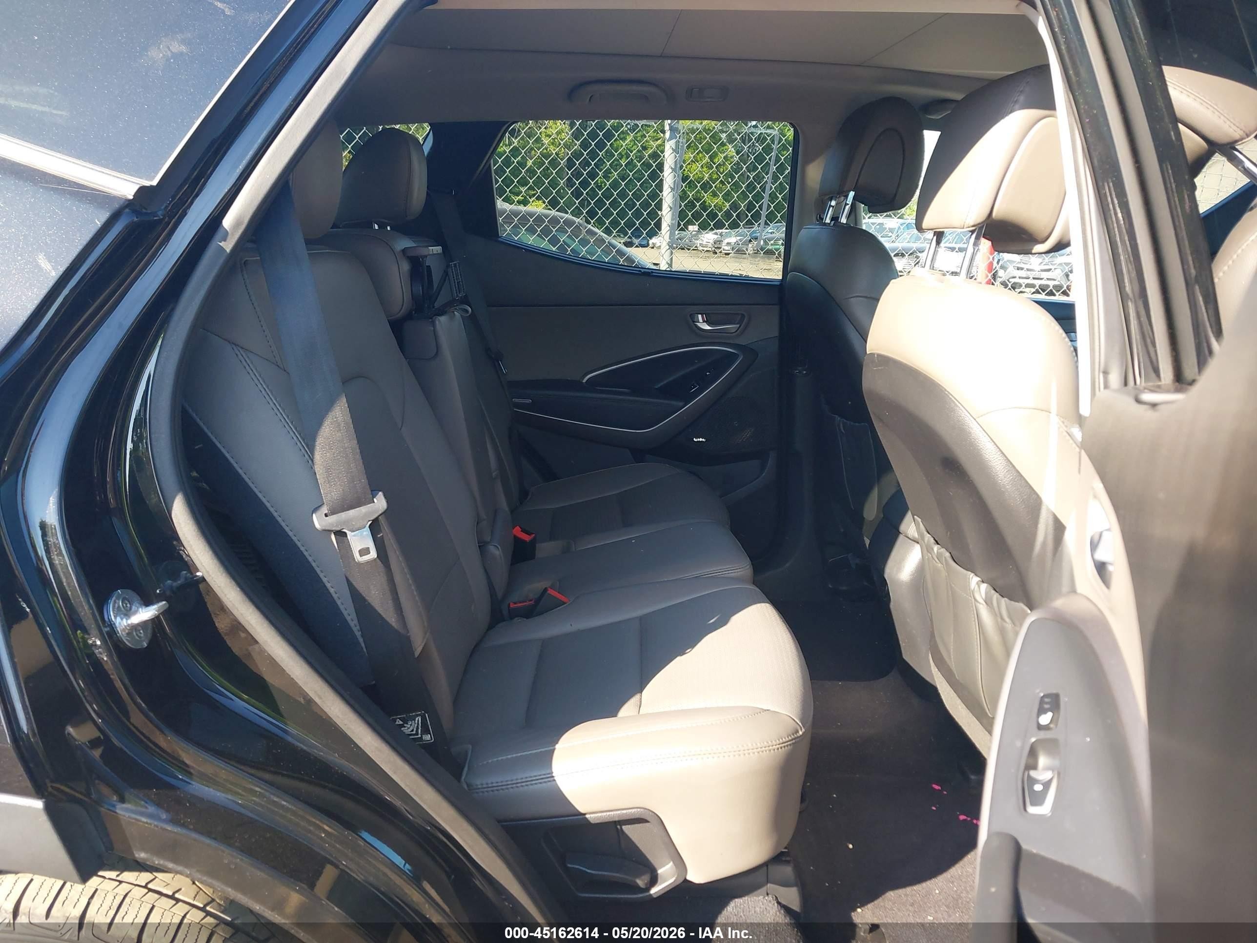 2015 Hyundai Santa Fe Sport 2.0l Turbo Black vin: 5XYZW4LA7FG264630