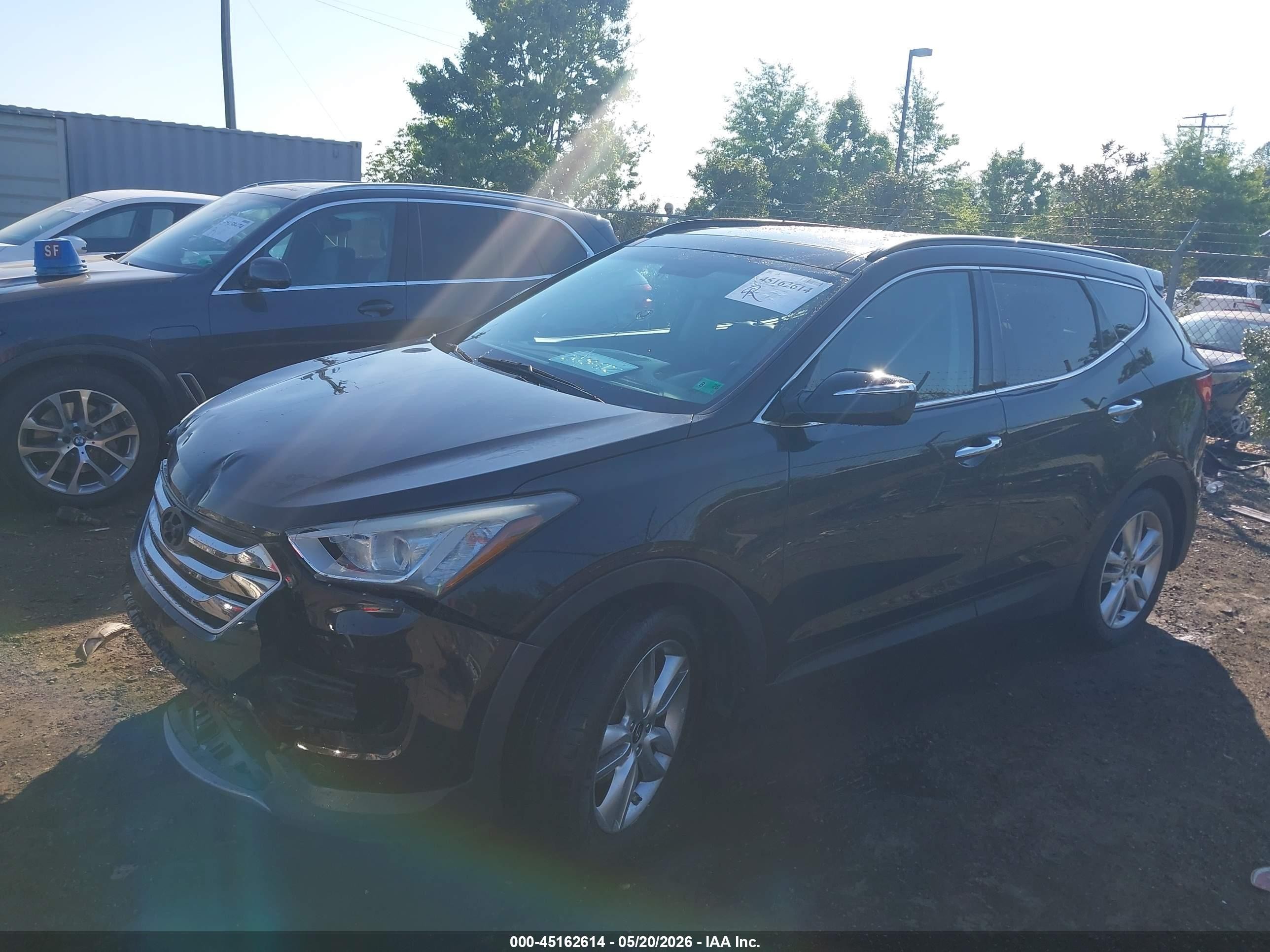 2015 Hyundai Santa Fe Sport 2.0l Turbo Black vin: 5XYZW4LA7FG264630
