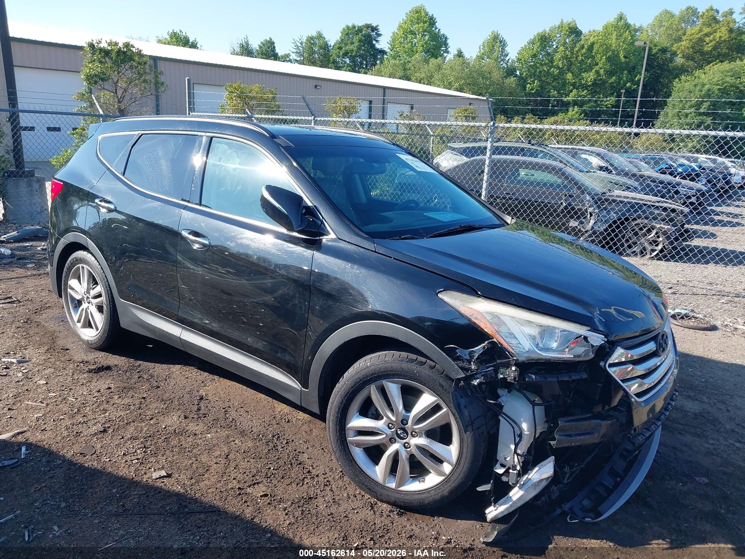 2015 Hyundai Santa Fe Sport 2.0l Turbo Black vin: 5XYZW4LA7FG264630