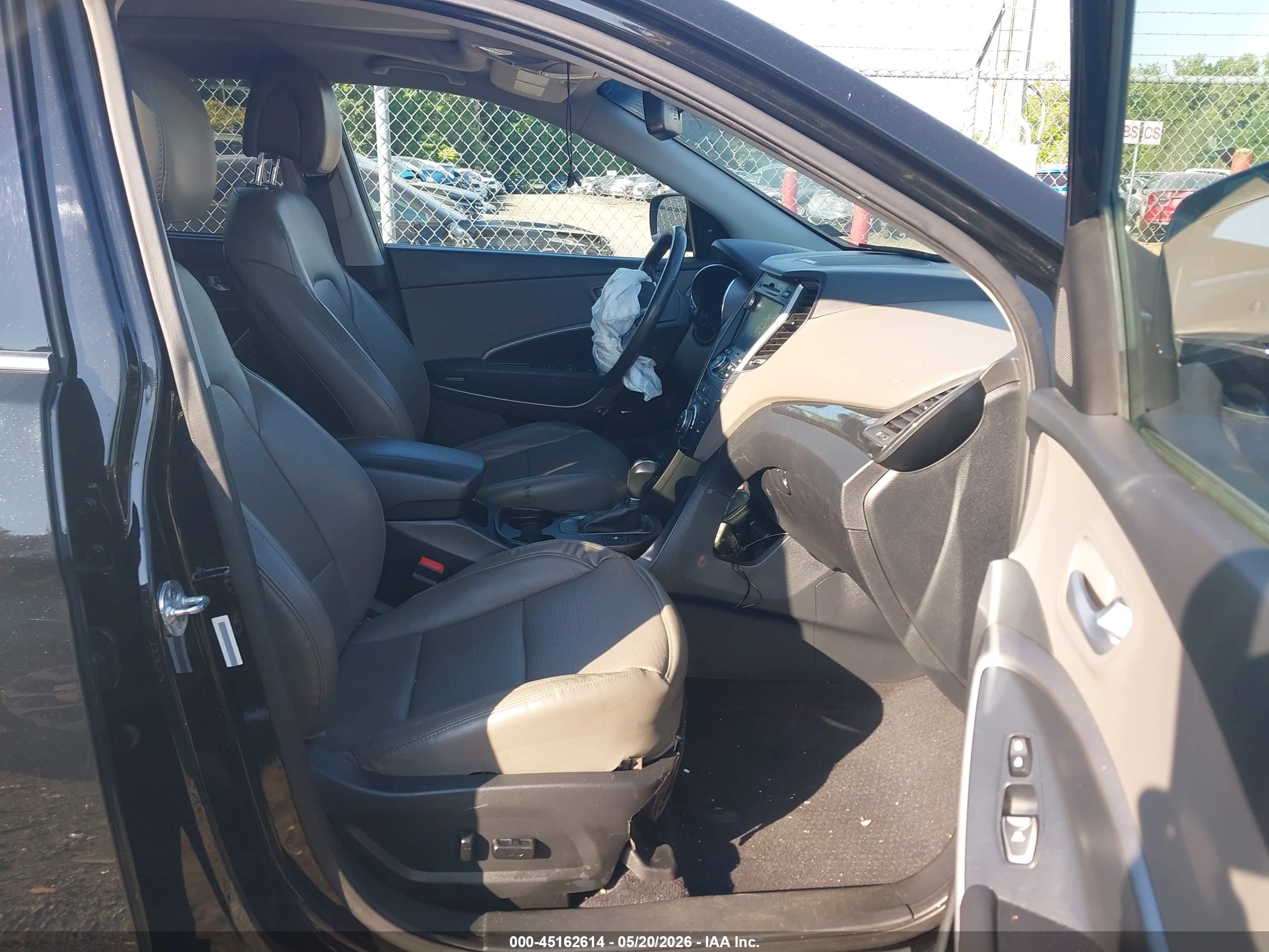 2015 Hyundai Santa Fe Sport 2.0l Turbo Black vin: 5XYZW4LA7FG264630