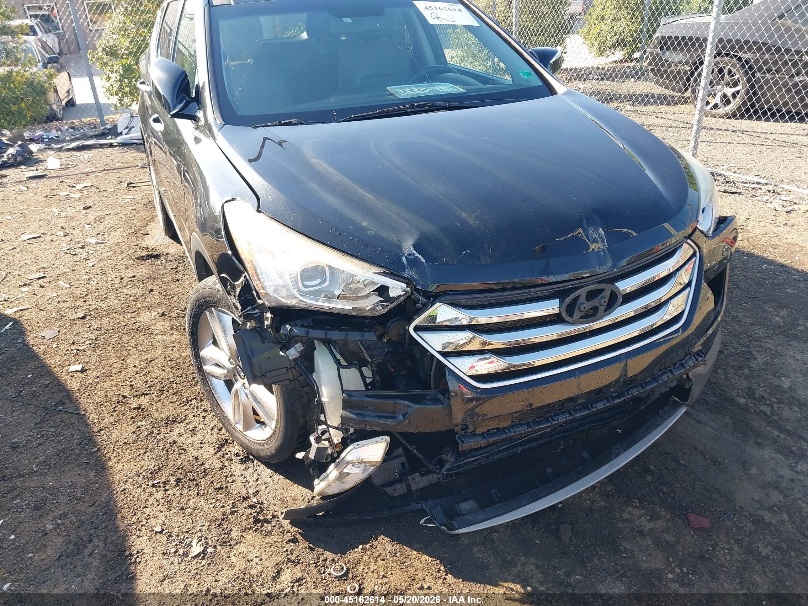 2015 Hyundai Santa Fe Sport 2.0l Turbo Black vin: 5XYZW4LA7FG264630