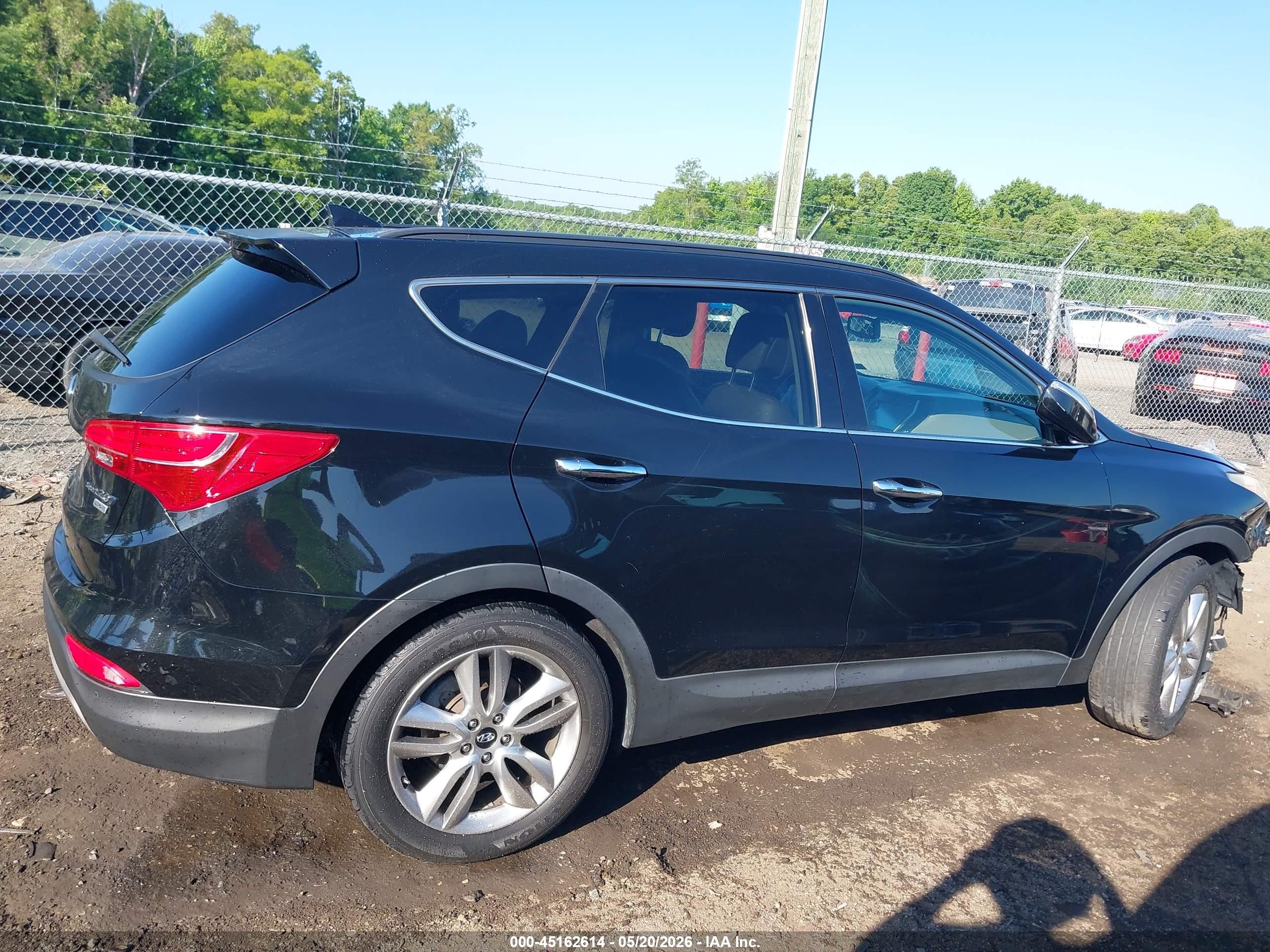 2015 Hyundai Santa Fe Sport 2.0l Turbo Black vin: 5XYZW4LA7FG264630