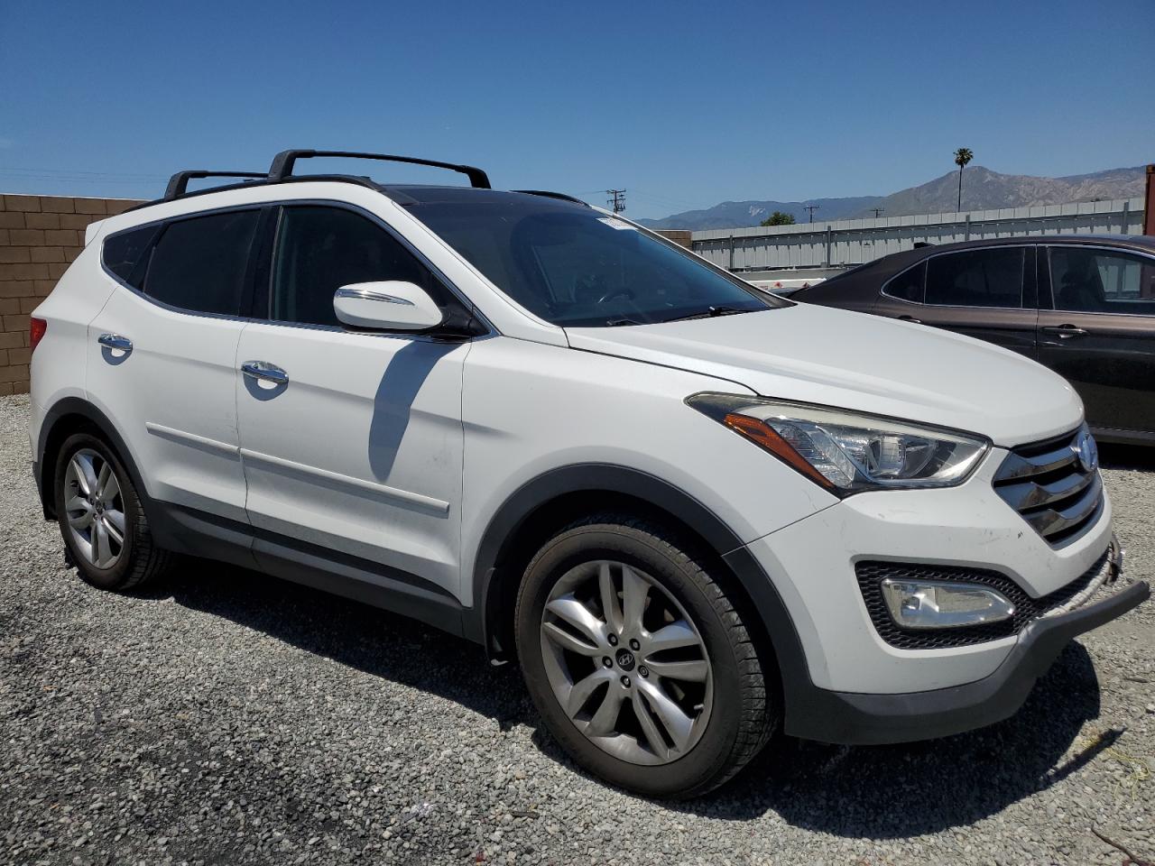 2015 Hyundai Santa Fe Sport White vin: 5XYZW4LA7FG281296