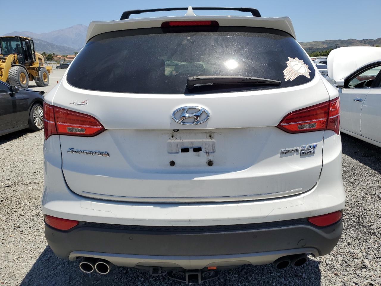 2015 Hyundai Santa Fe Sport White vin: 5XYZW4LA7FG281296