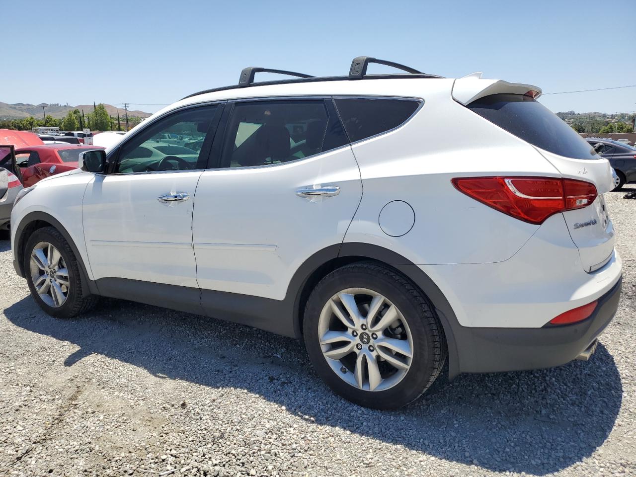 2015 Hyundai Santa Fe Sport White vin: 5XYZW4LA7FG281296