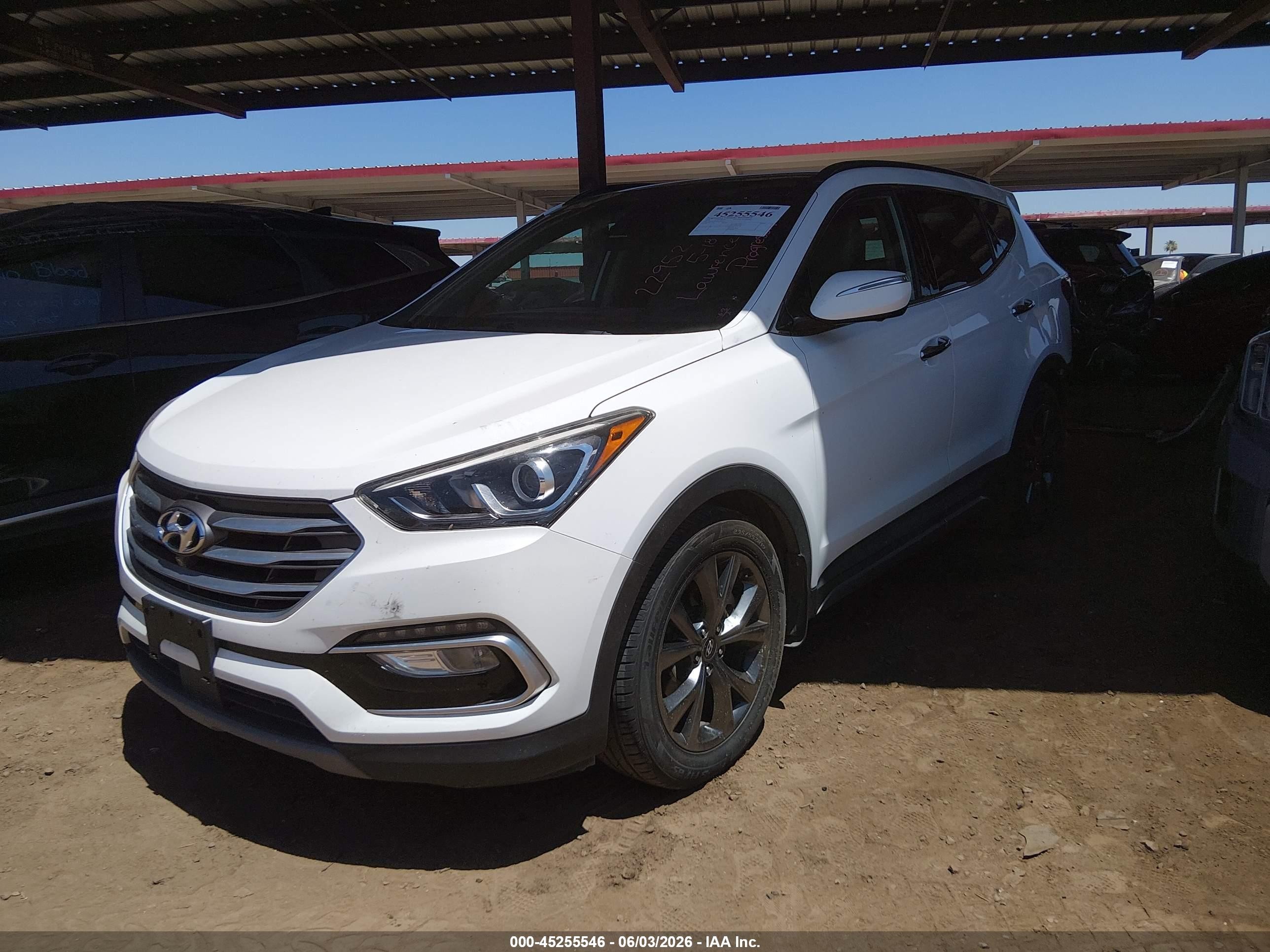 2018 Hyundai Santa Fe Sport 2.0t Ultimate Белый vin: 5XYZW4LA7JG566315