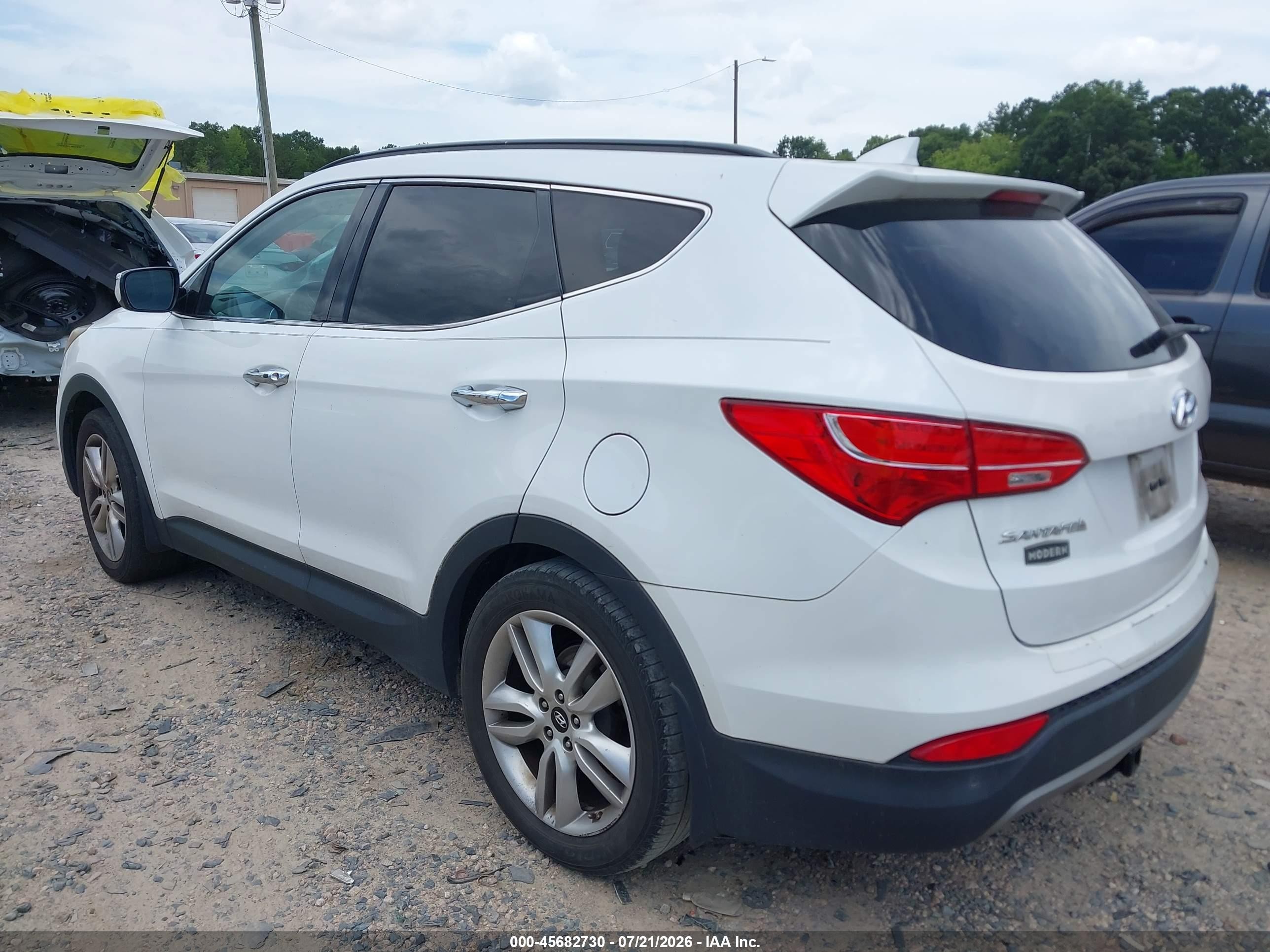 2015 Hyundai Santa Fe Sport 2.0l Turbo White vin: 5XYZW4LA8FG250509