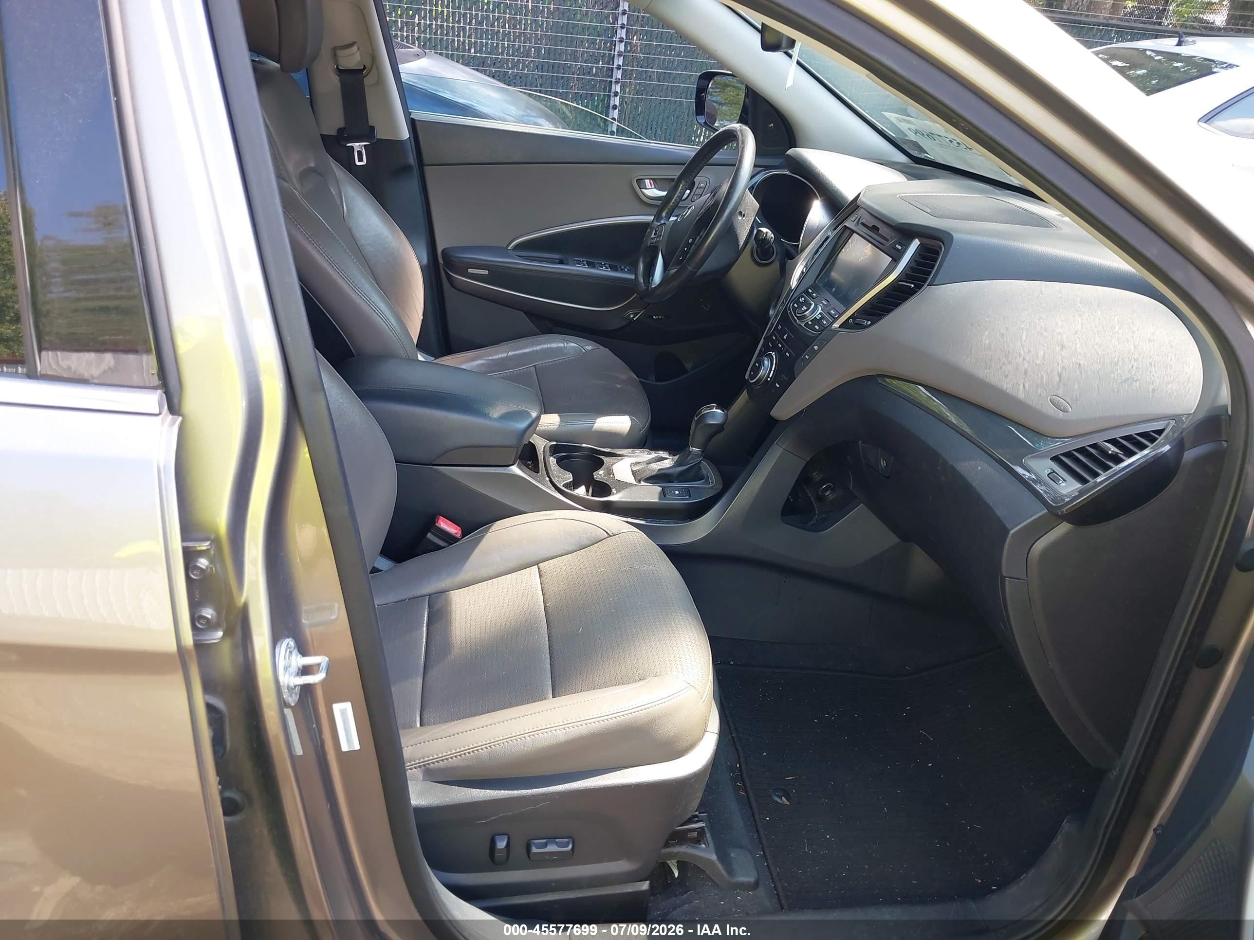 2015 Hyundai Santa Fe Sport 2.0l Turbo Gray vin: 5XYZW4LA8FG258271