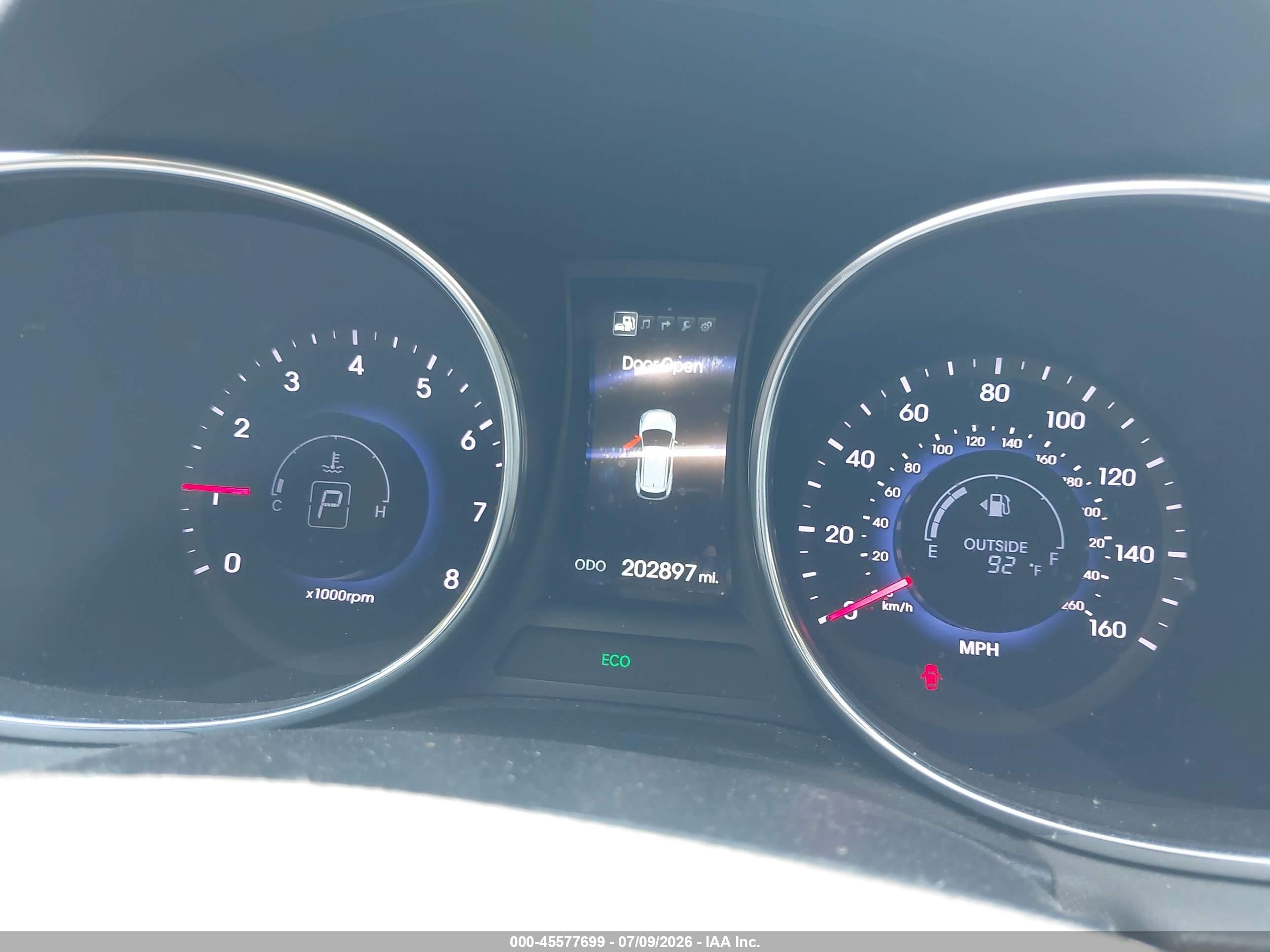 2015 Hyundai Santa Fe Sport 2.0l Turbo Gray vin: 5XYZW4LA8FG258271