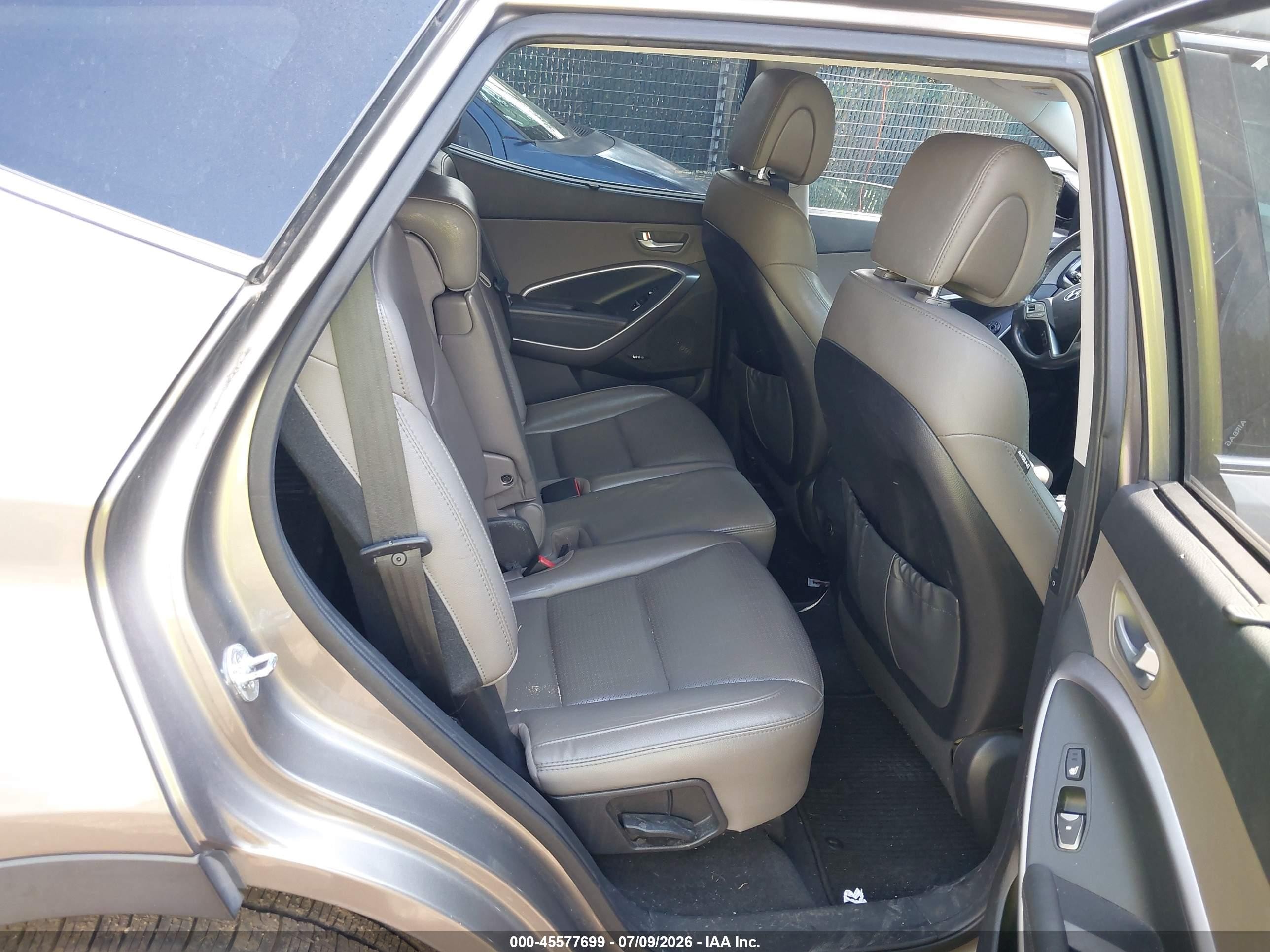 2015 Hyundai Santa Fe Sport 2.0l Turbo Gray vin: 5XYZW4LA8FG258271