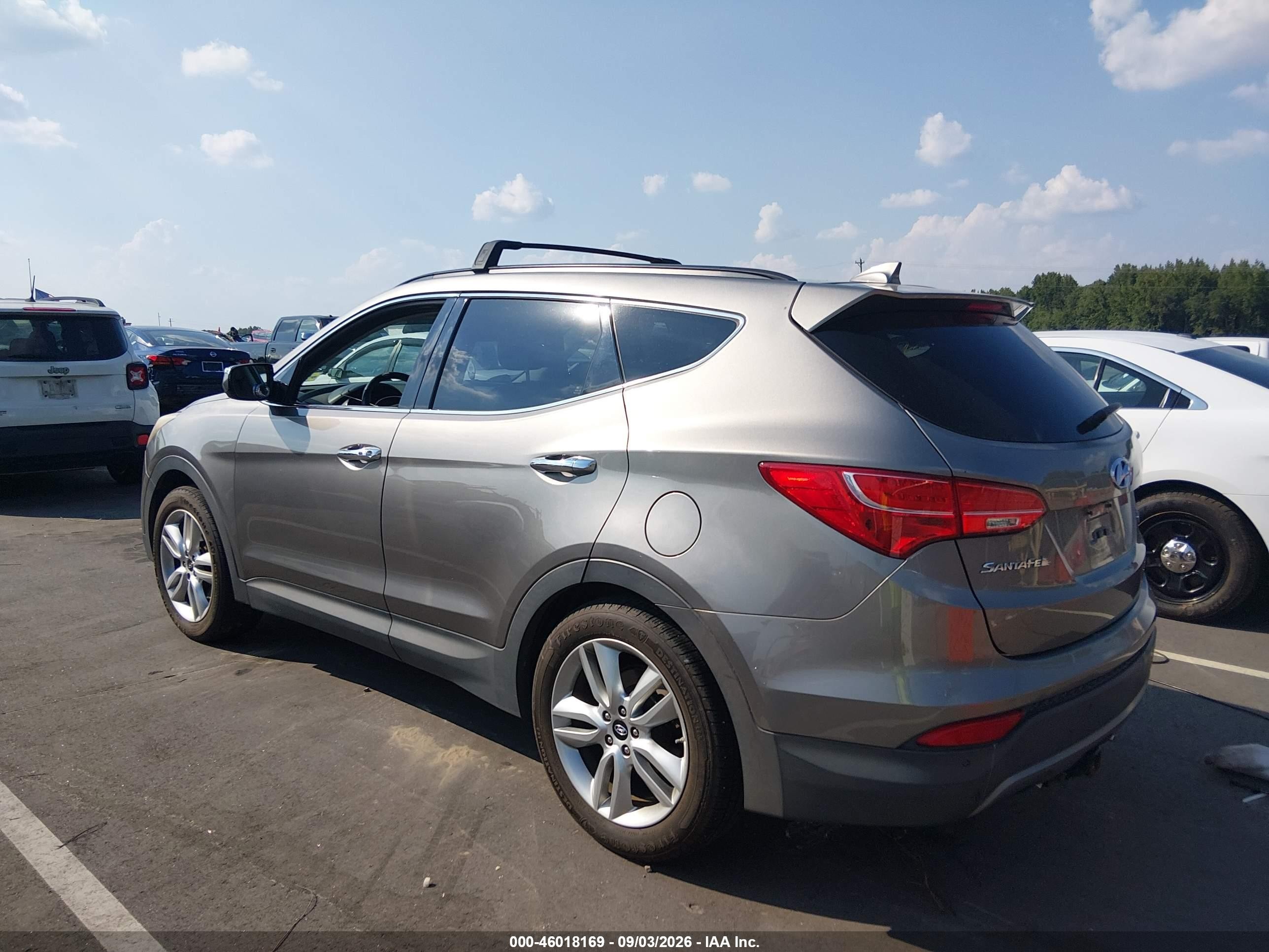 2015 Hyundai Santa Fe Sport 2.0l Turbo Gray vin: 5XYZW4LA8FG266175