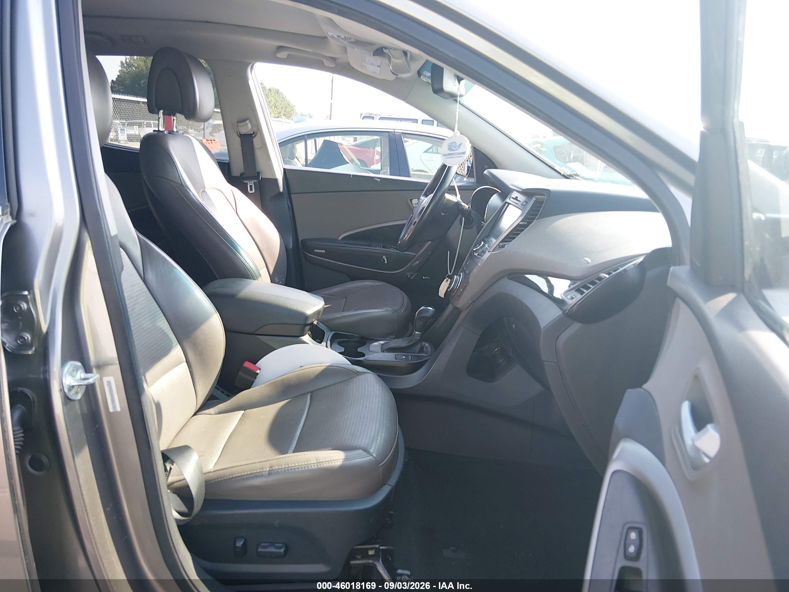 2015 Hyundai Santa Fe Sport 2.0l Turbo Gray vin: 5XYZW4LA8FG266175