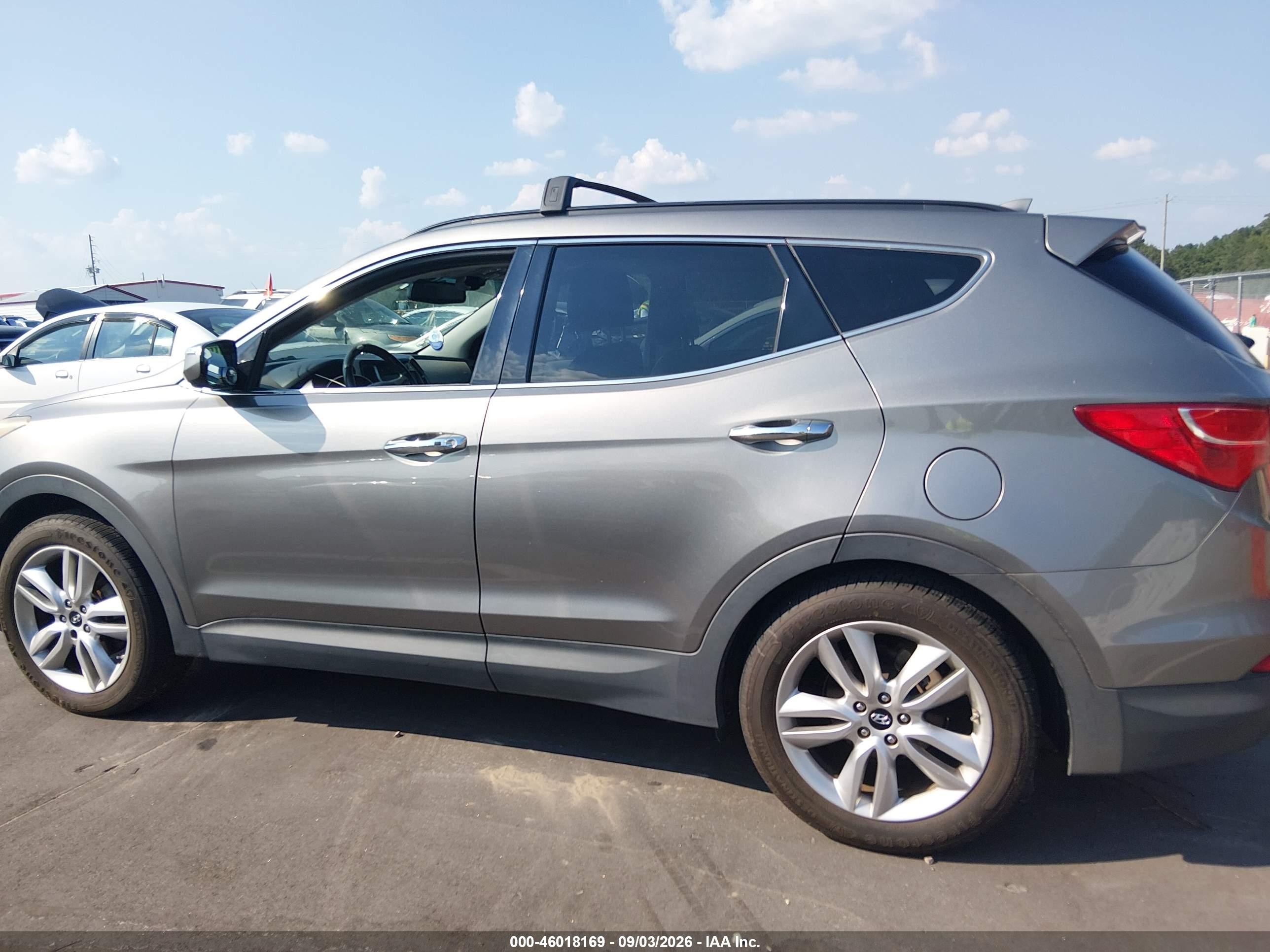 2015 Hyundai Santa Fe Sport 2.0l Turbo Gray vin: 5XYZW4LA8FG266175