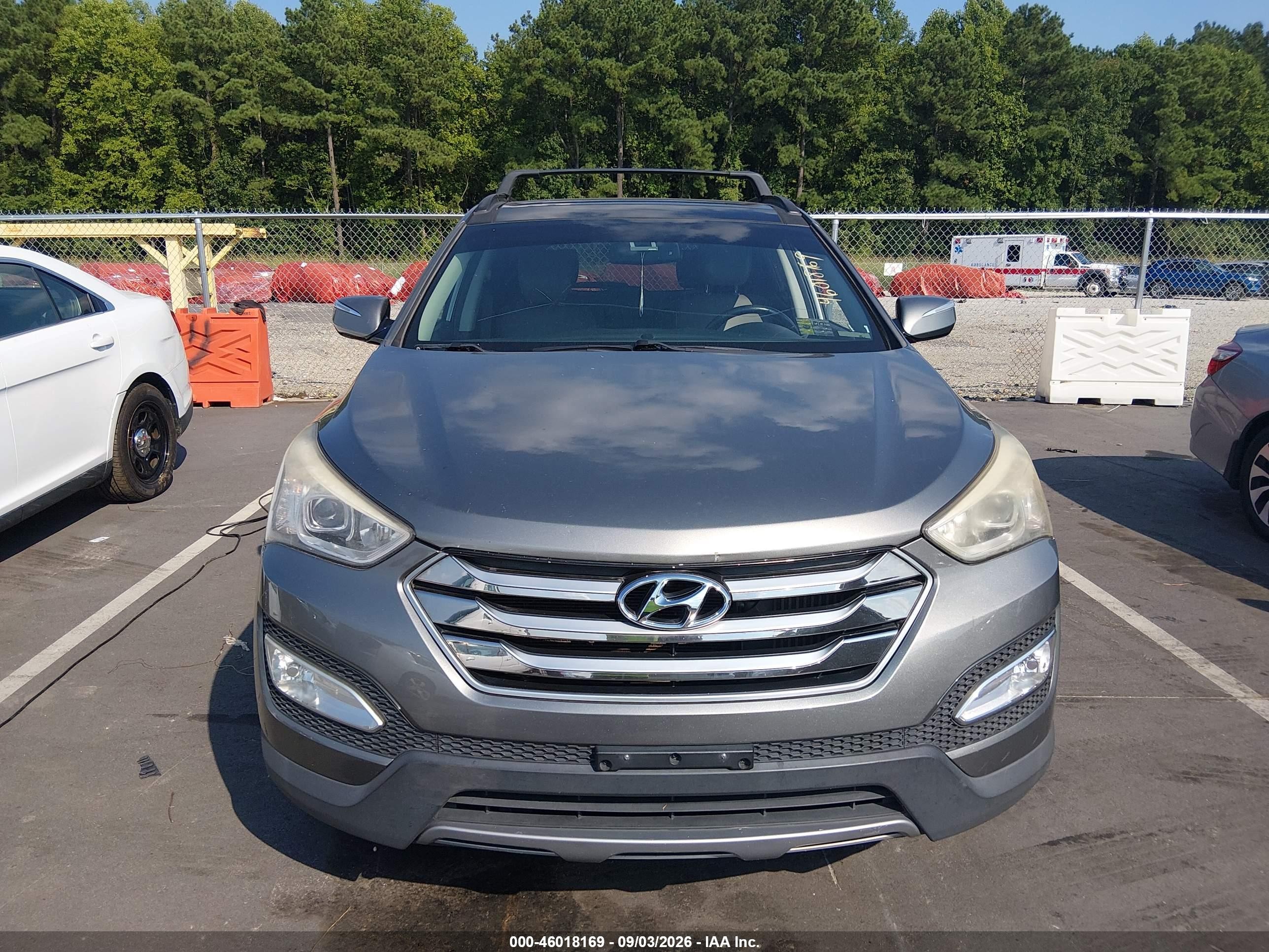 2015 Hyundai Santa Fe Sport 2.0l Turbo Gray vin: 5XYZW4LA8FG266175