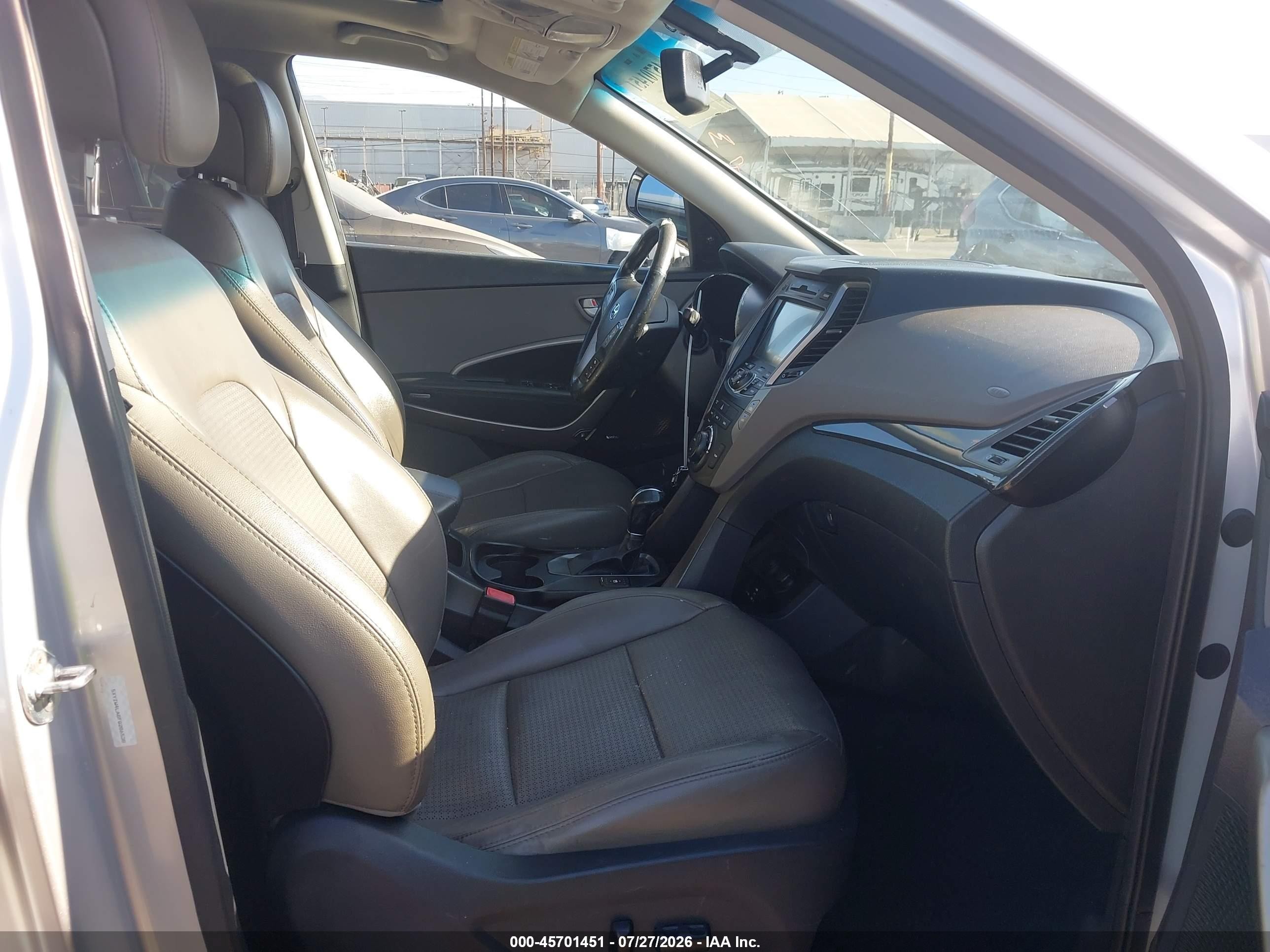 2015 Hyundai Santa Fe Sport 2.0l Turbo Silver vin: 5XYZW4LA8FG286538