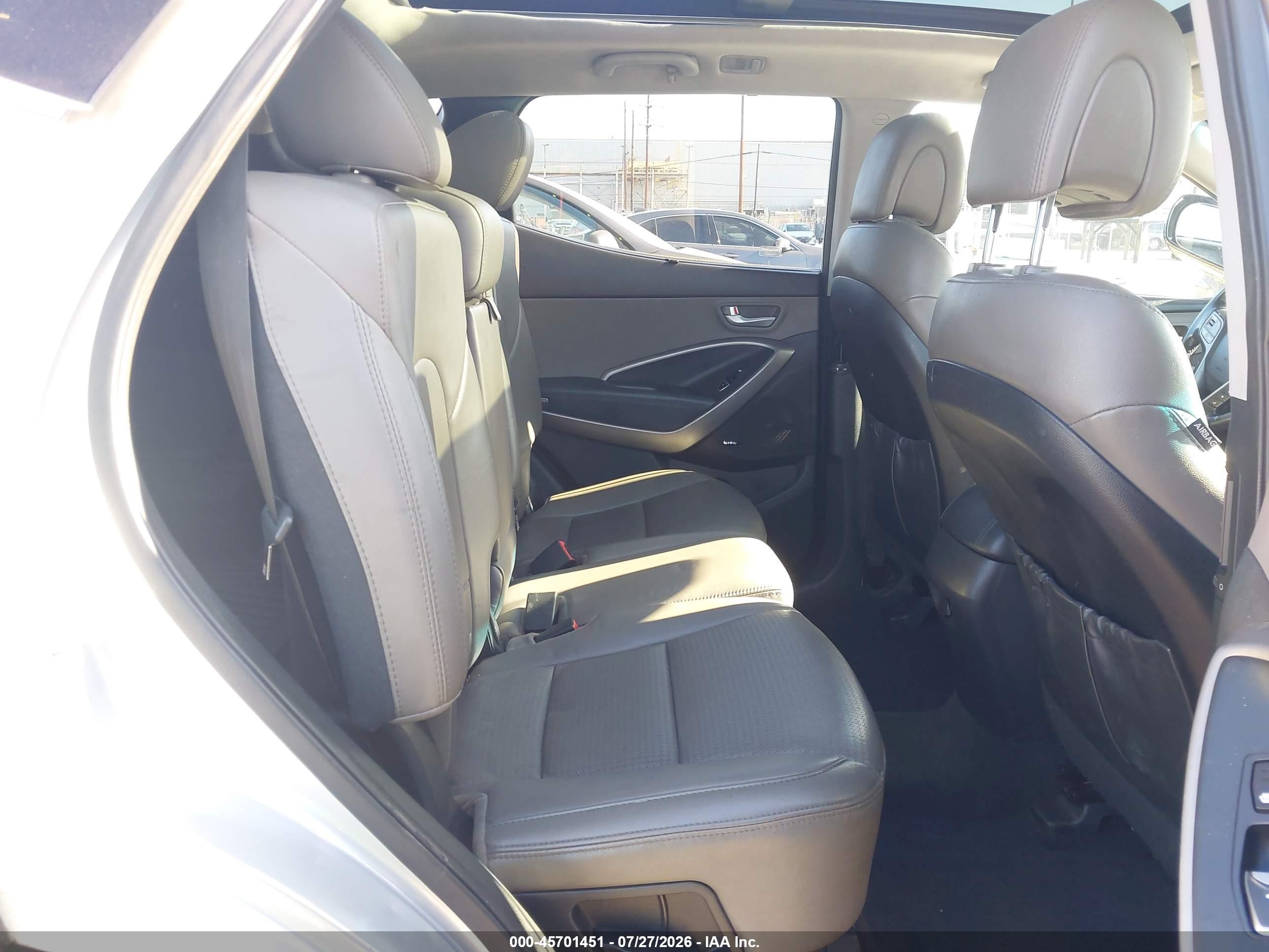 2015 Hyundai Santa Fe Sport 2.0l Turbo Silver vin: 5XYZW4LA8FG286538