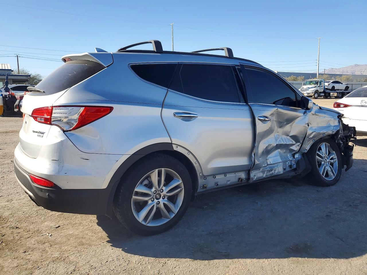 2015 Hyundai Santa Fe Sport Серебряный vin: 5XYZW4LA8FG289276