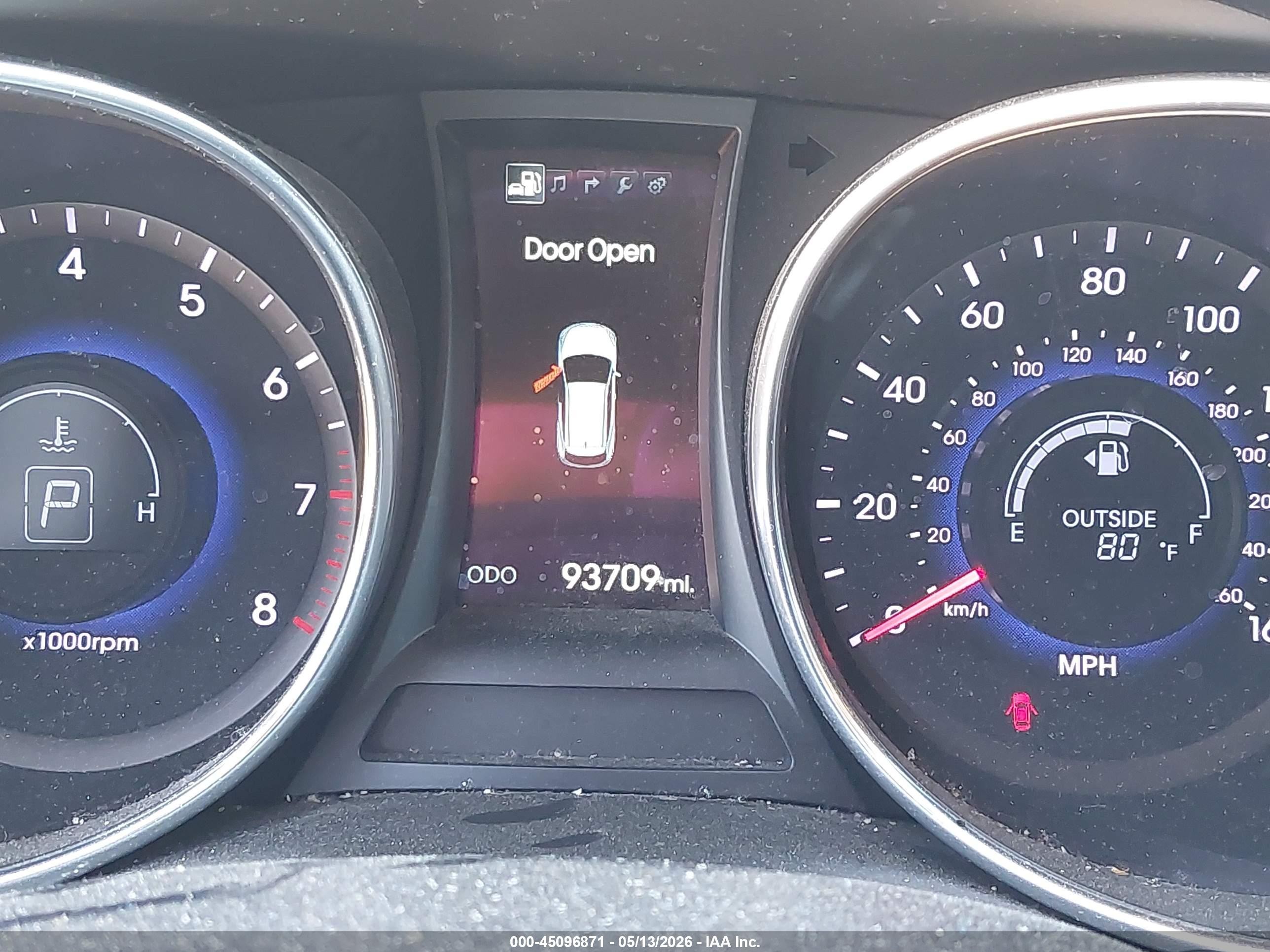 2015 Hyundai Santa Fe Sport 2.0l Turbo Белый vin: 5XYZW4LA9FG293420