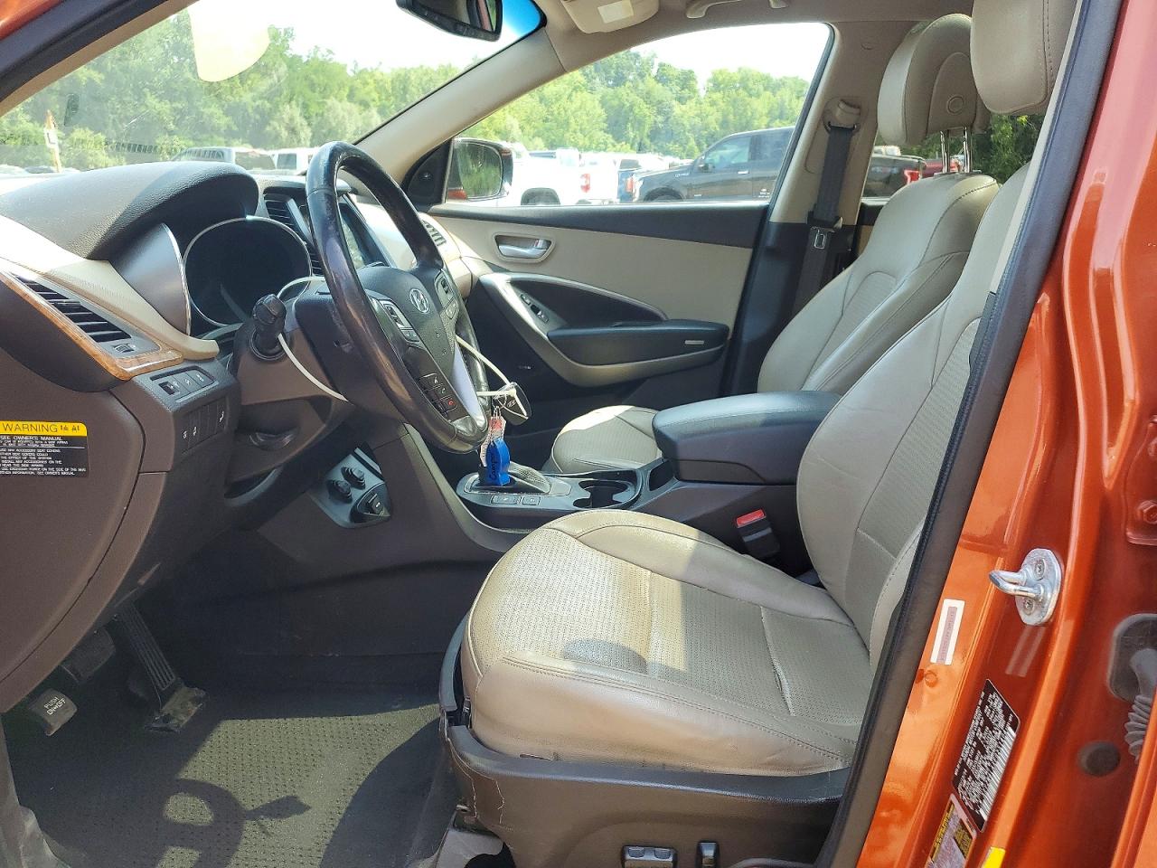 2015 Hyundai Santa Fe Sport 2.0t Orange vin: 5XYZW4LAXFG251404