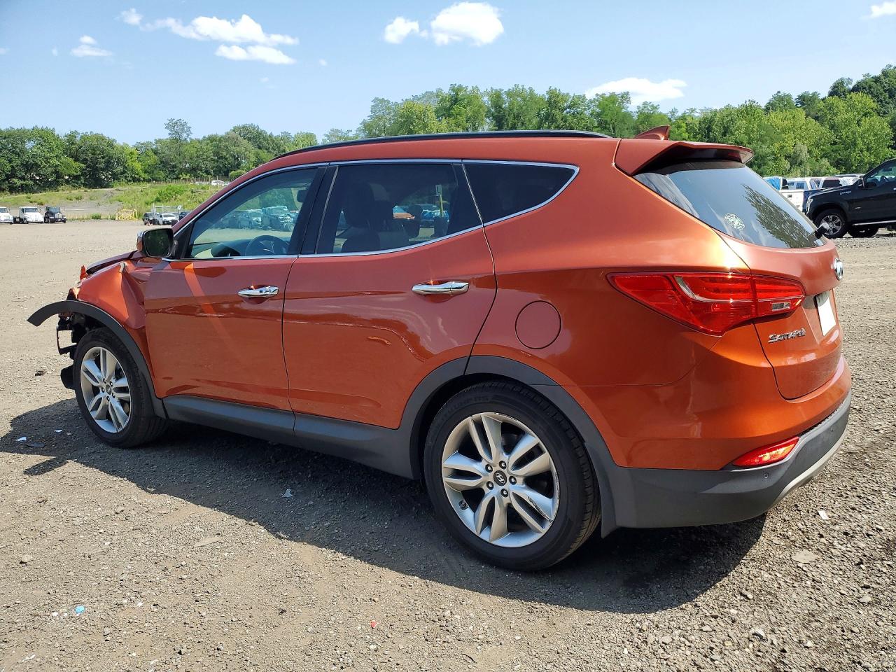 2015 Hyundai Santa Fe Sport 2.0t Orange vin: 5XYZW4LAXFG251404