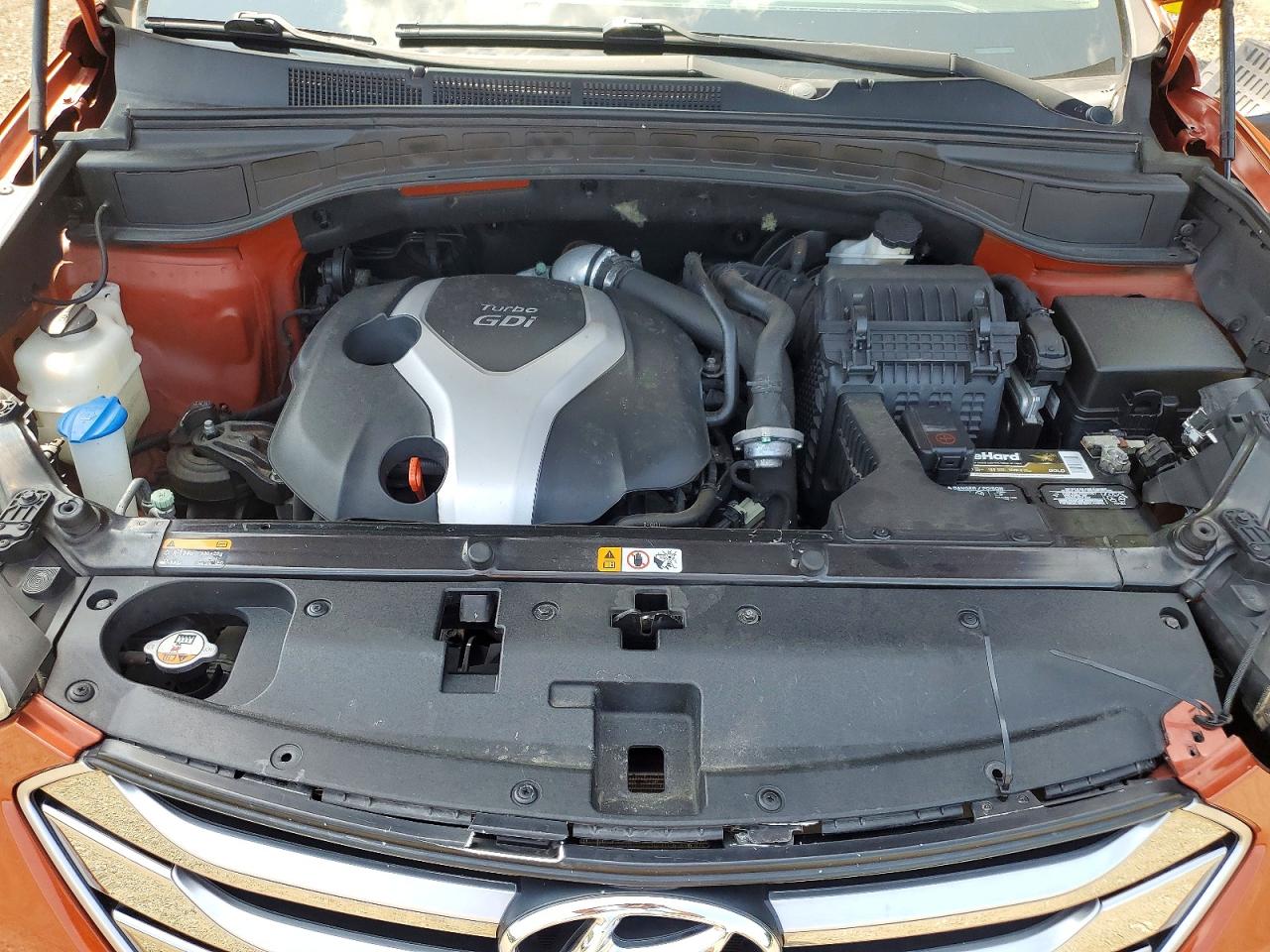 2015 Hyundai Santa Fe Sport 2.0t Orange vin: 5XYZW4LAXFG251404