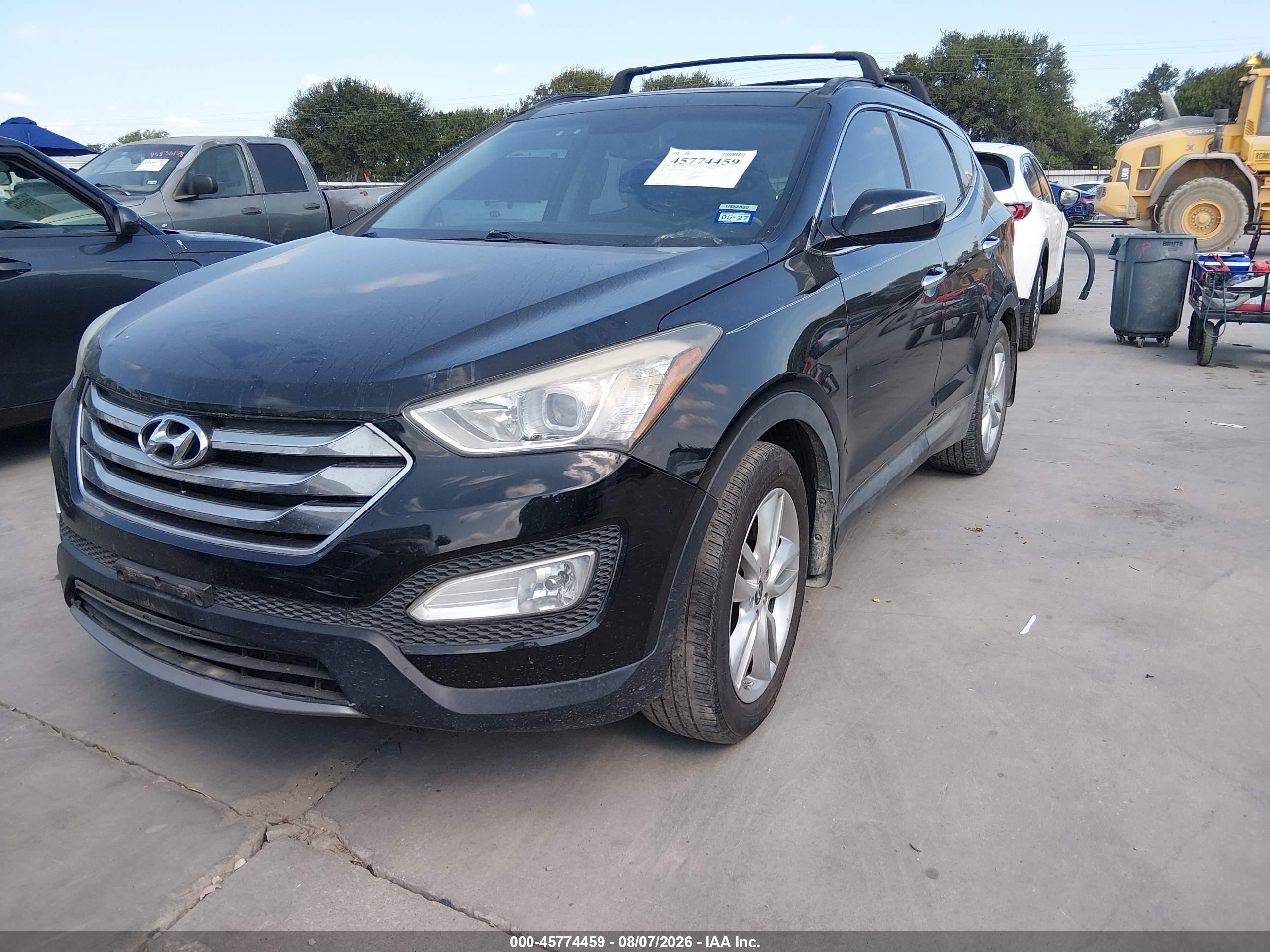 2015 Hyundai Santa Fe Sport 2.0l Turbo Black vin: 5XYZW4LAXFG295841
