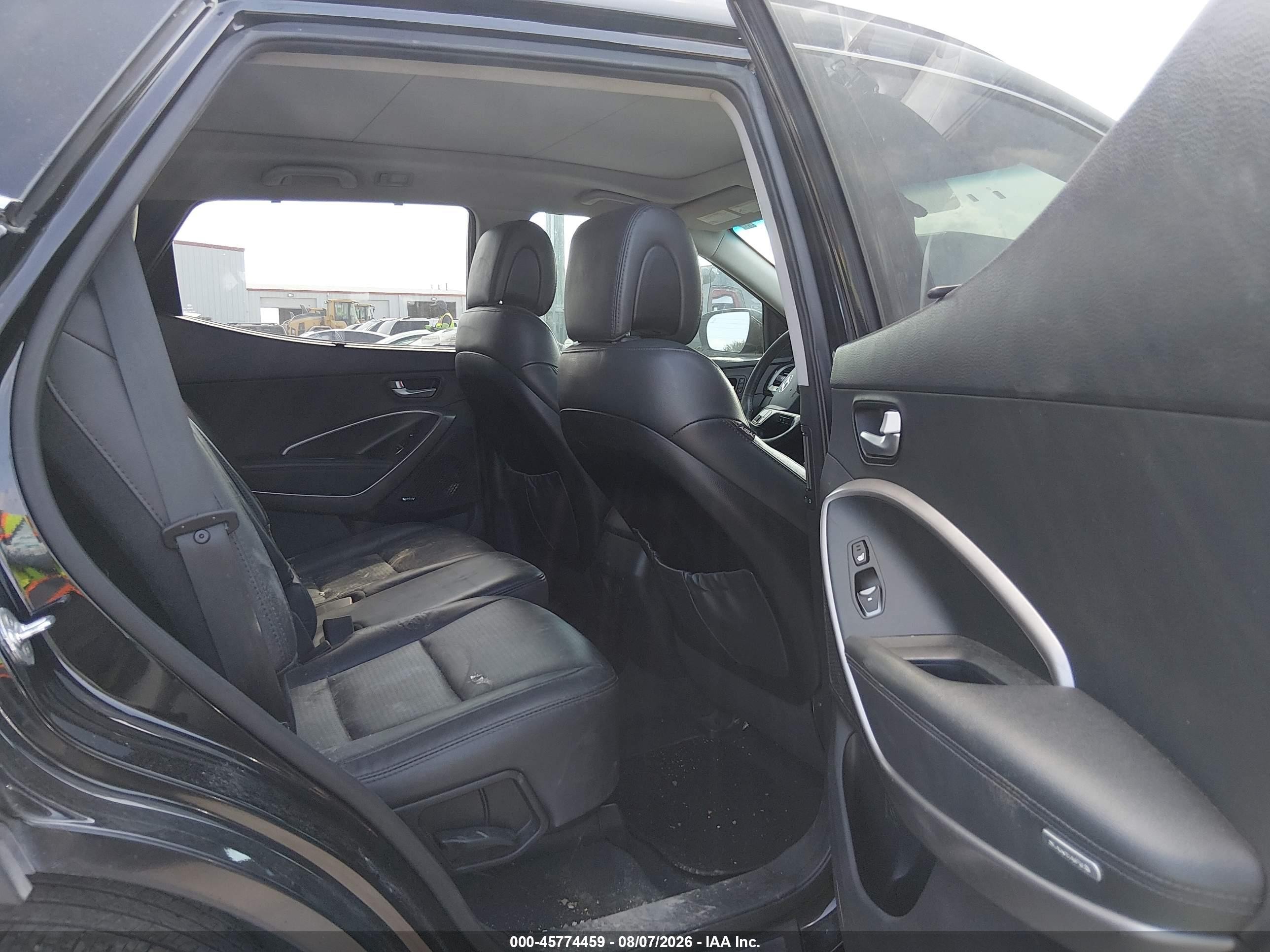 2015 Hyundai Santa Fe Sport 2.0l Turbo Black vin: 5XYZW4LAXFG295841