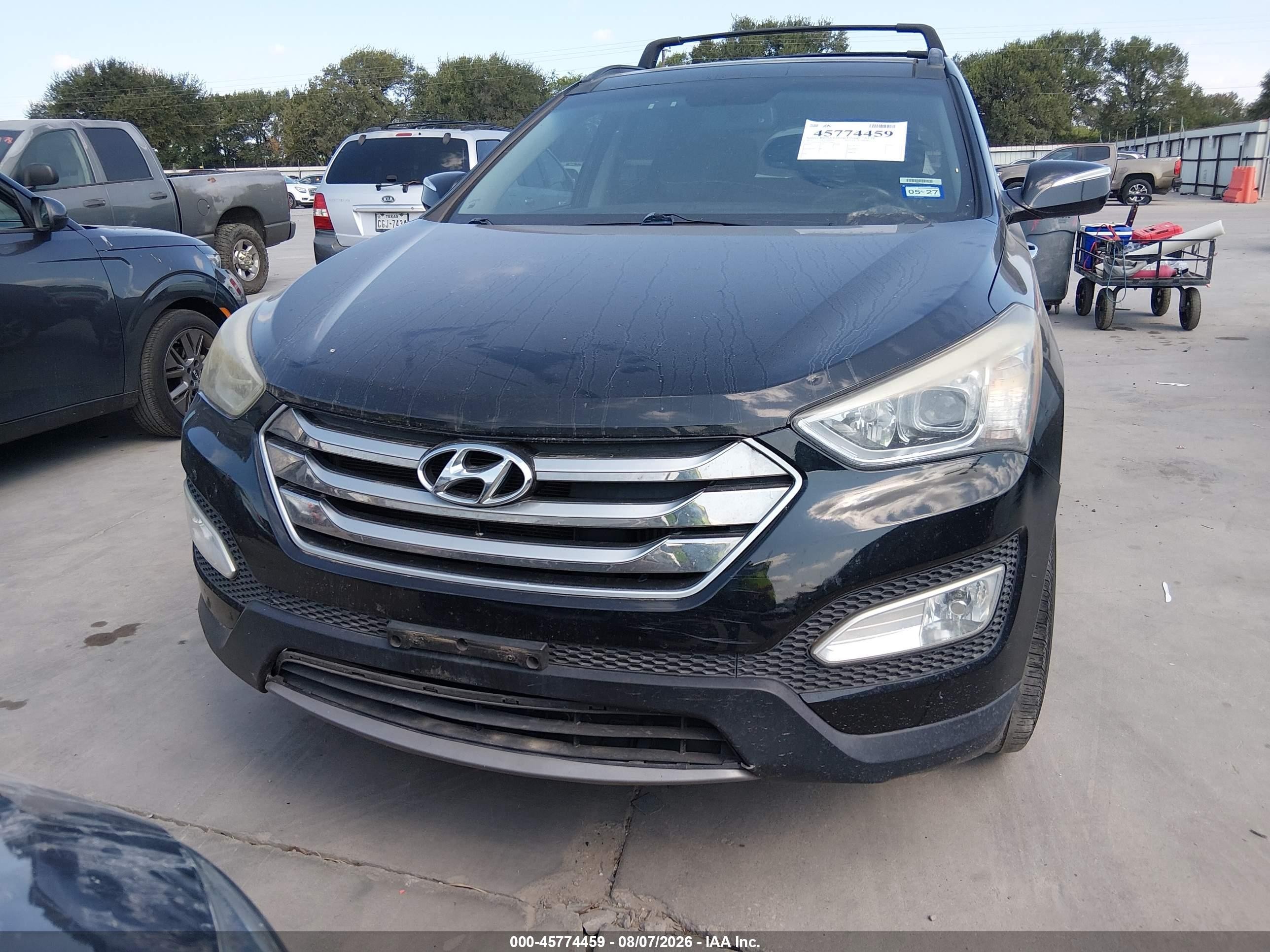 2015 Hyundai Santa Fe Sport 2.0l Turbo Black vin: 5XYZW4LAXFG295841