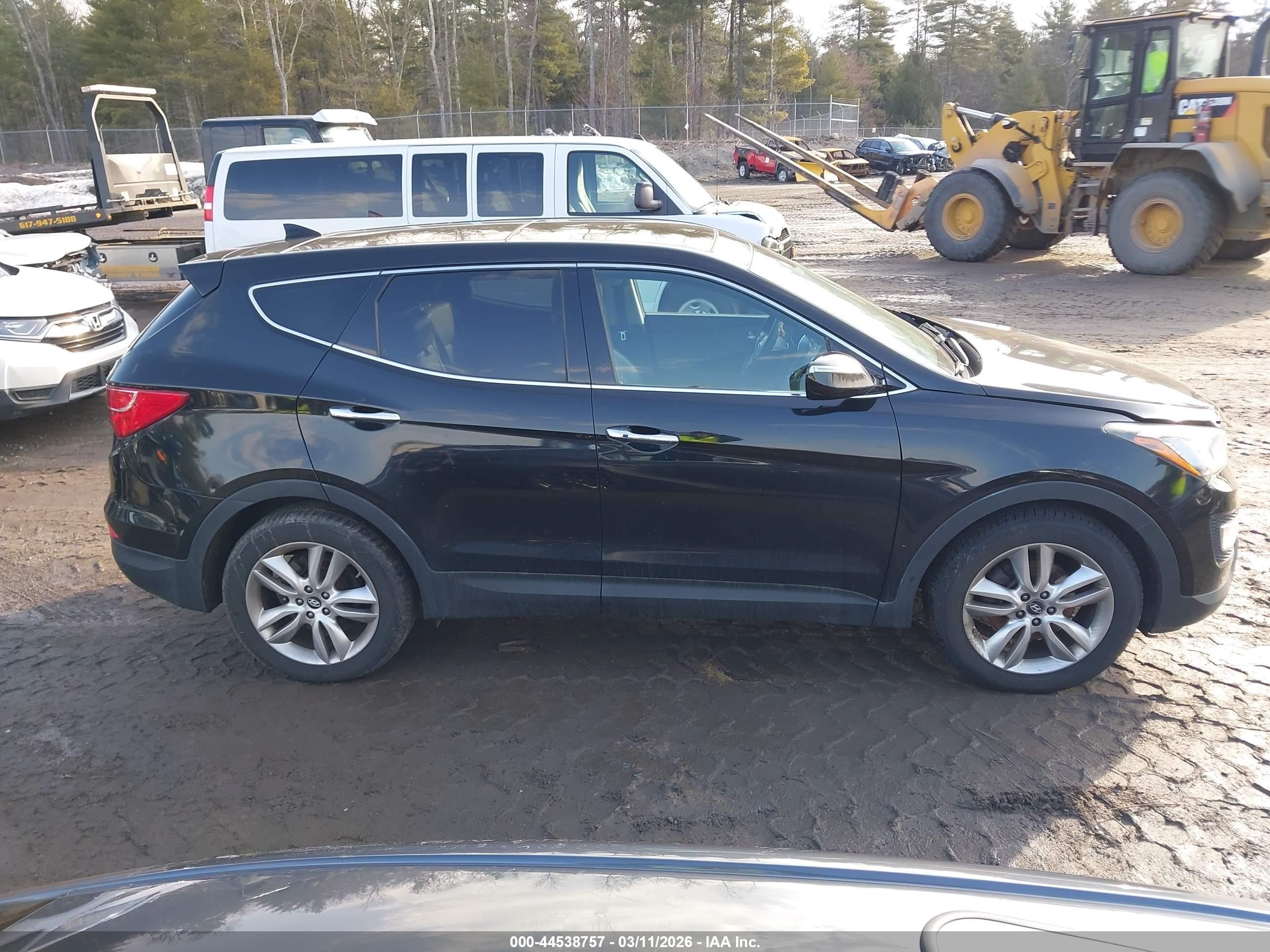 2013 Hyundai Santa Fe Sport 2.0t Black vin: 5XYZWDLA0DG005278