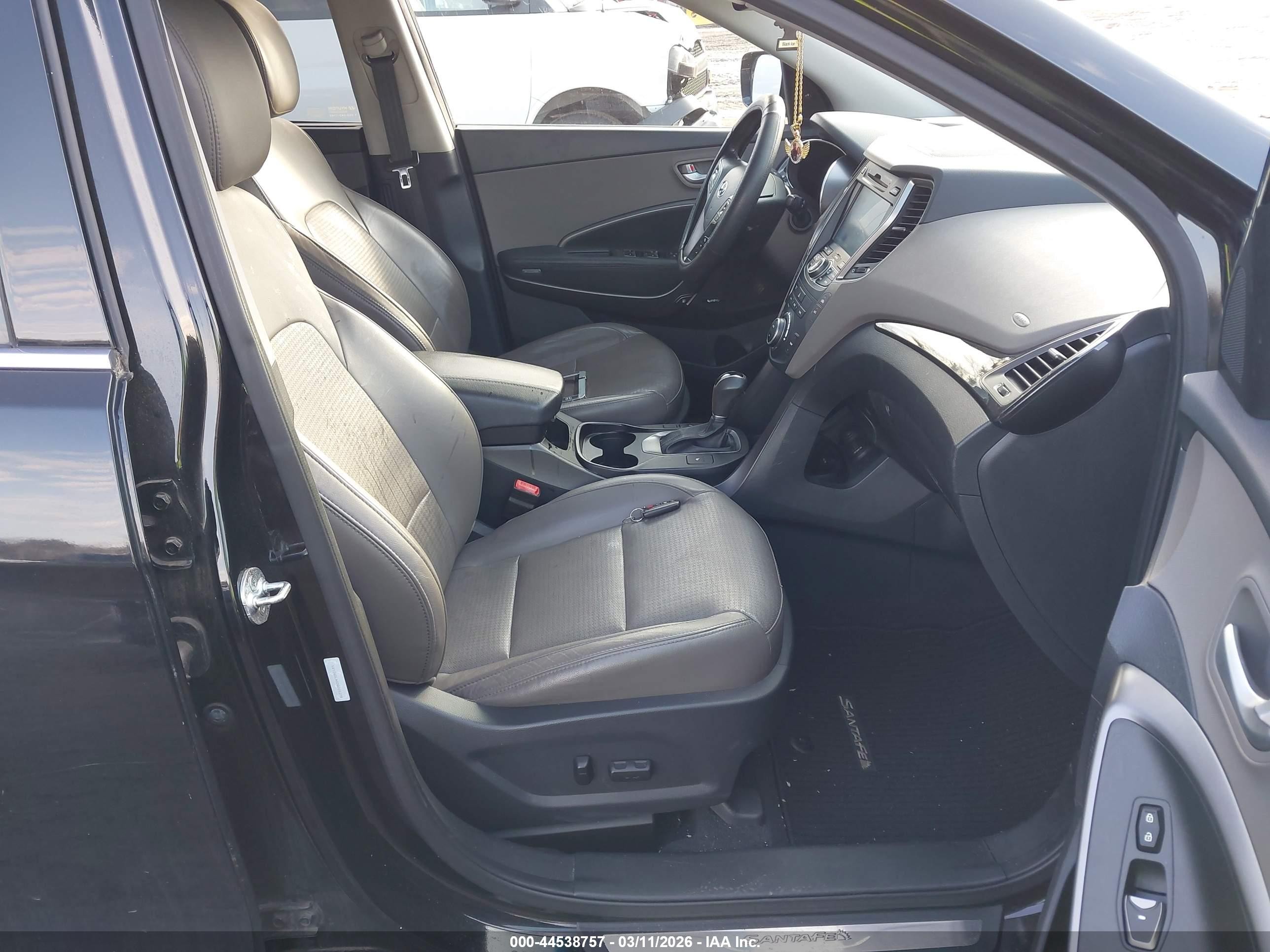 2013 Hyundai Santa Fe Sport 2.0t Black vin: 5XYZWDLA0DG005278