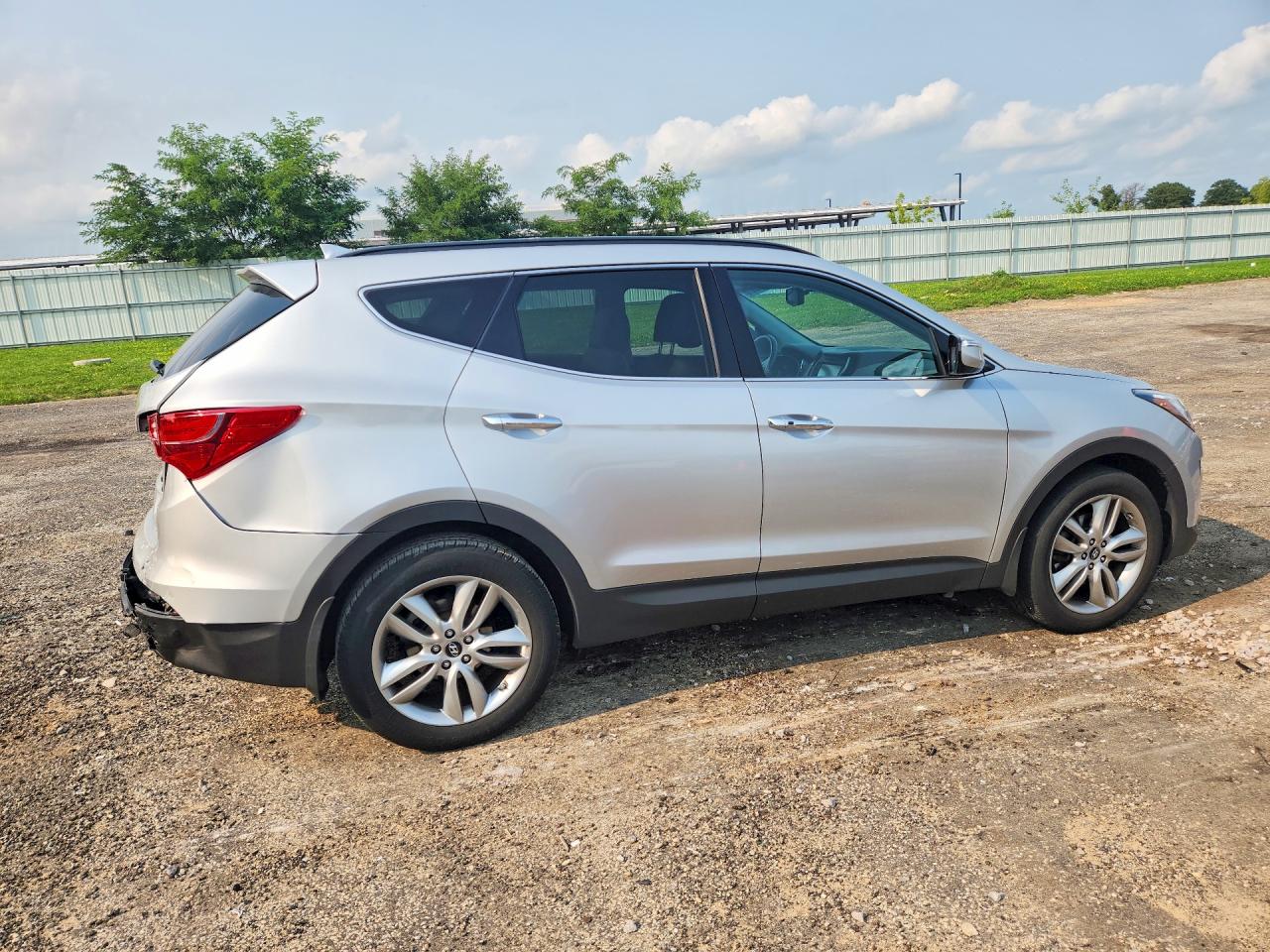 2014 Hyundai Santa Fe Sport 2.0t Silver vin: 5XYZWDLA0EG224369